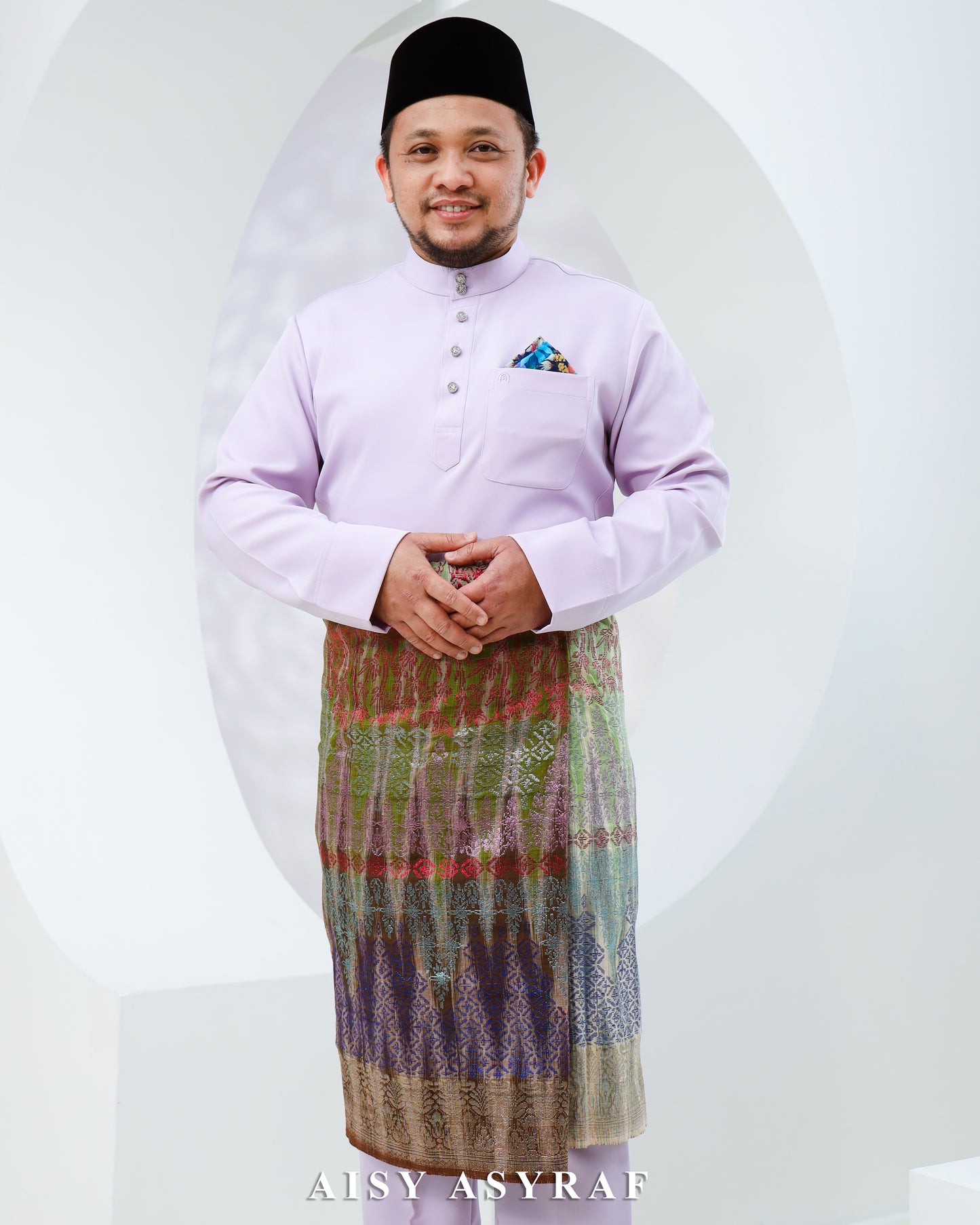 Baju Melayu Haseki - Lilac