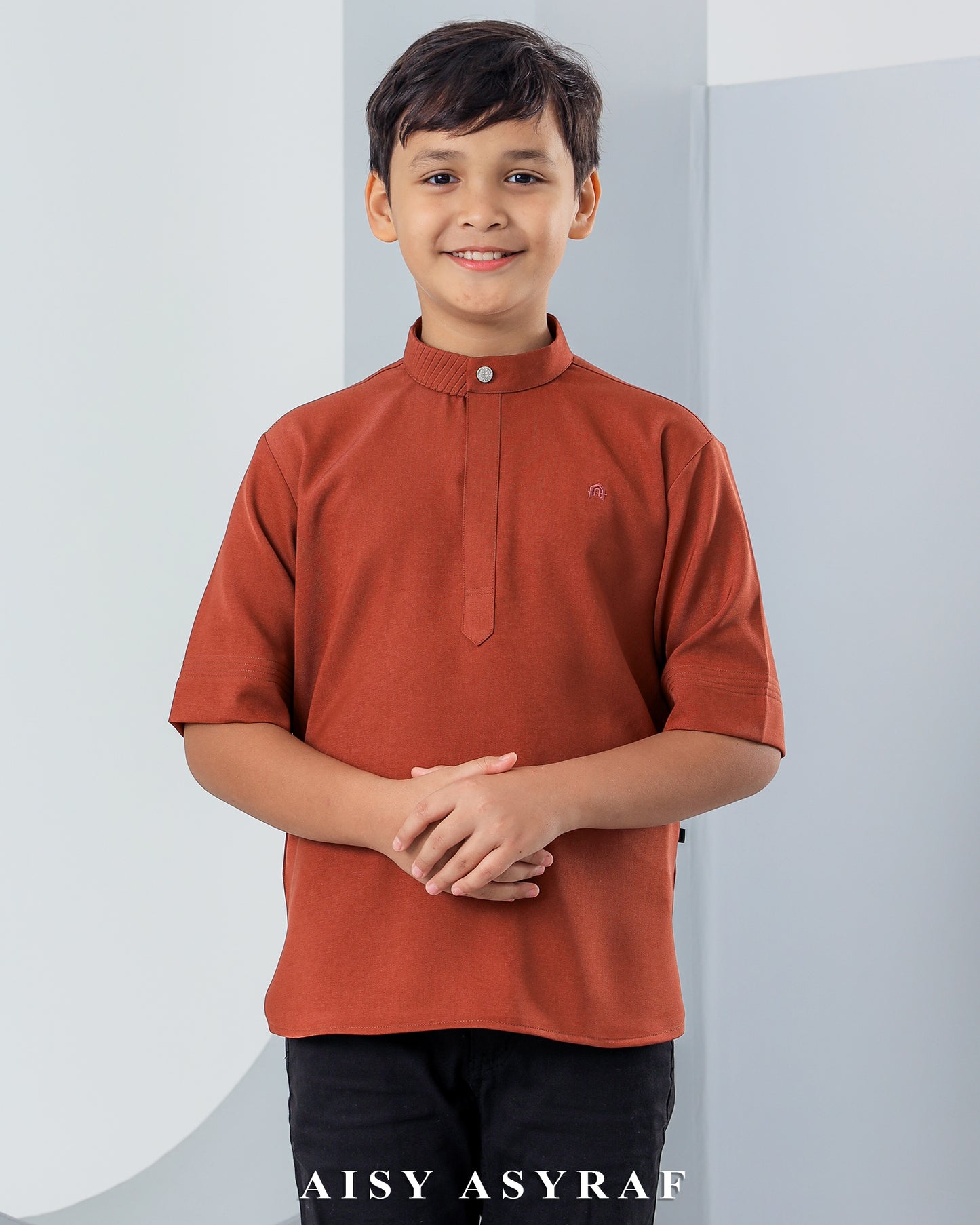 Kurta Hagia Kids - Brick Orange