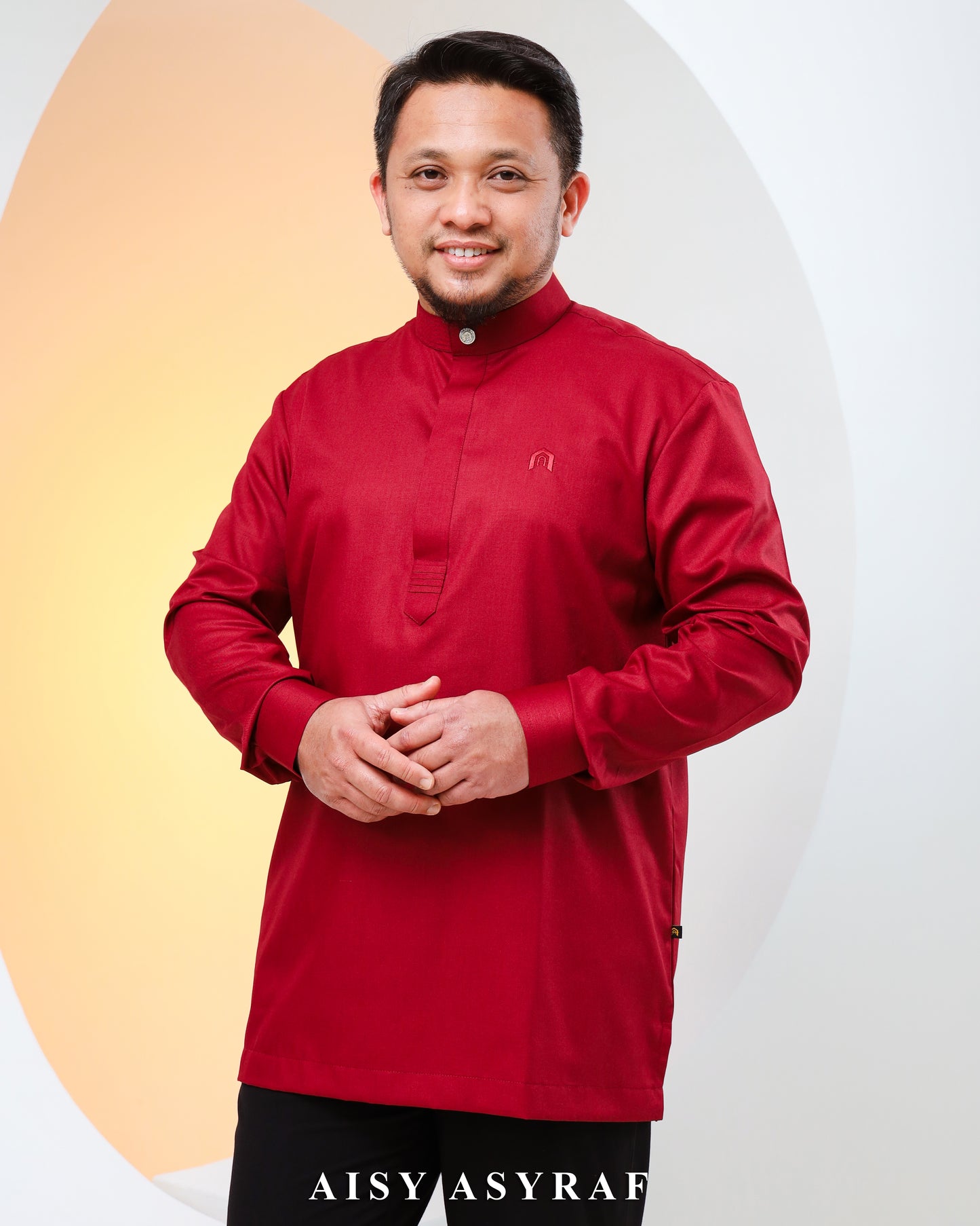 Kurta Hisari - Dark Maroon