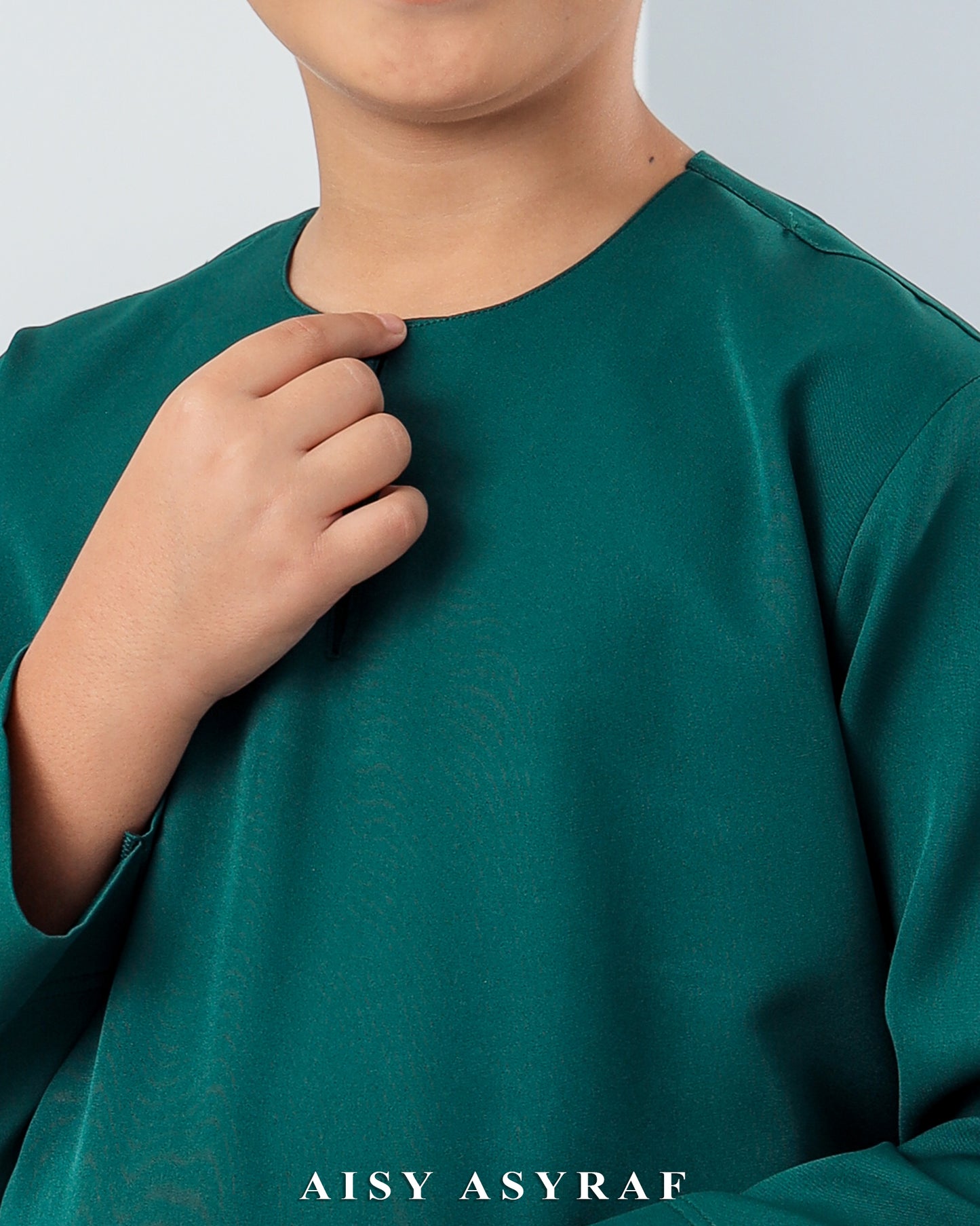 Baju Melayu Antalya Kids - Emerald Green