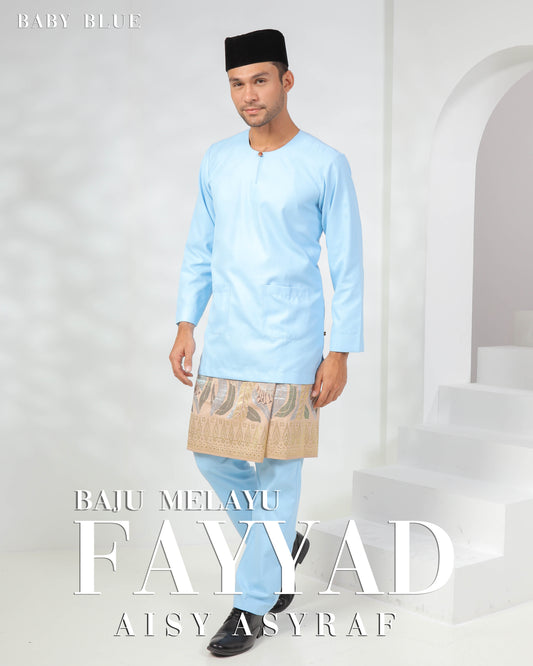 Baju Melayu Fayyad - Baby Blue