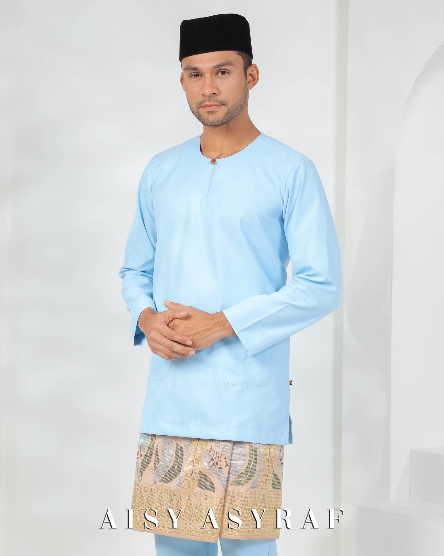 Baju Melayu Fayyad - Baby Blue