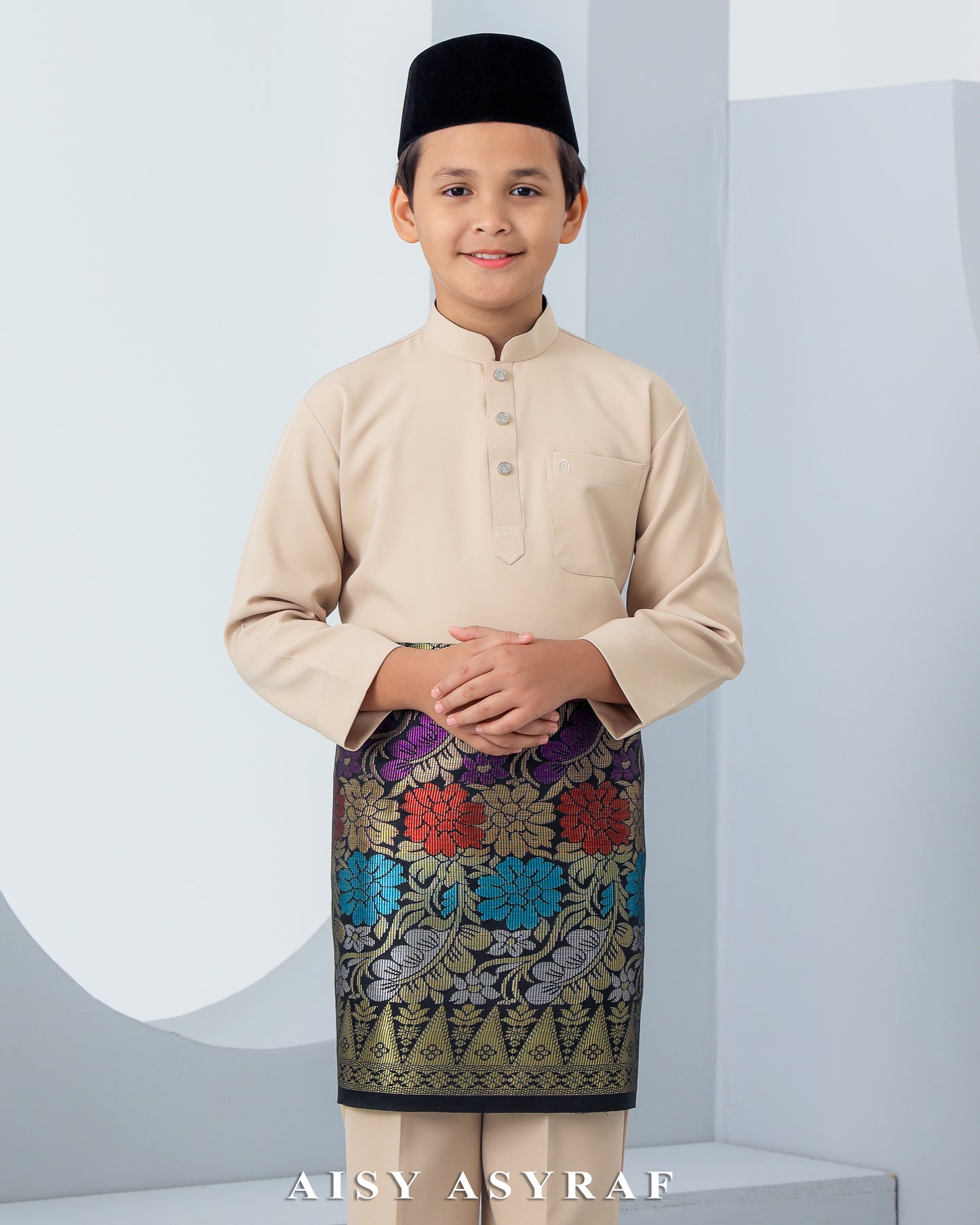 Baju Melayu Haseki Kids - Nude