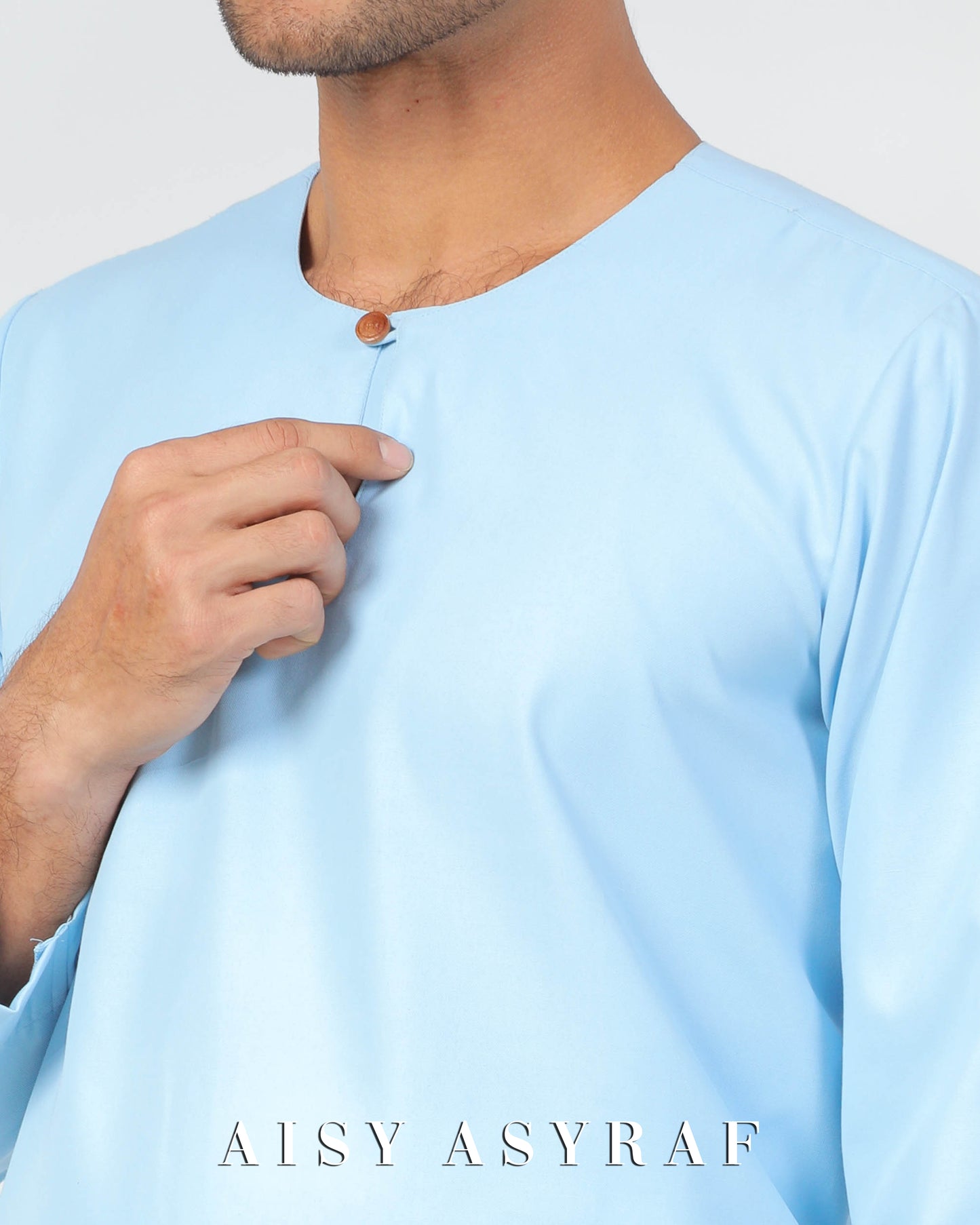 Baju Melayu Fayyad - Baby Blue