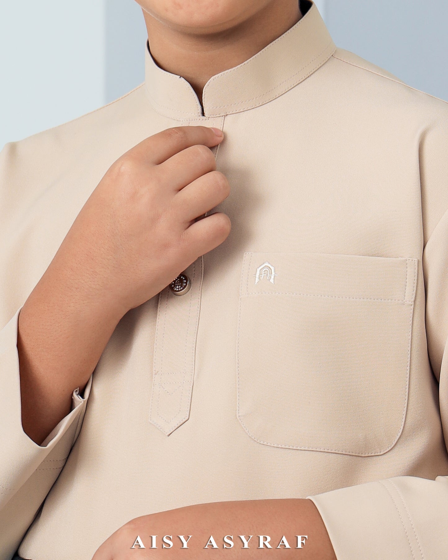 Baju Melayu Haseki Kids - Nude