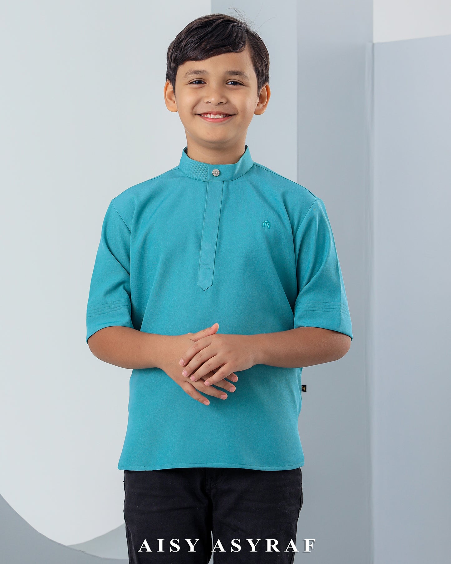 Kurta Hagia Kids - Dusty Blue