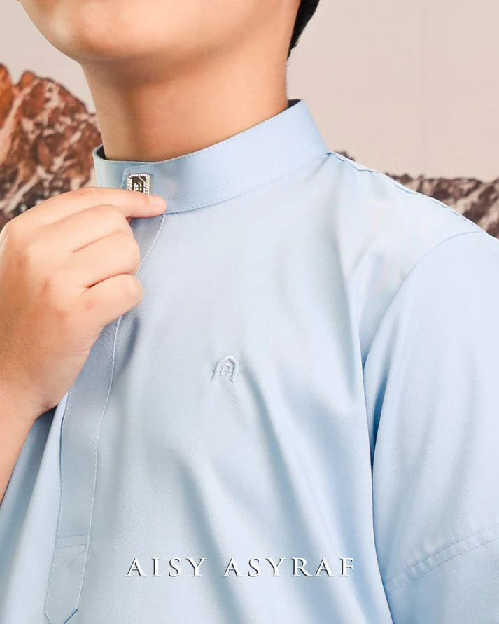Kurta Kaffy kids - Sky Blue