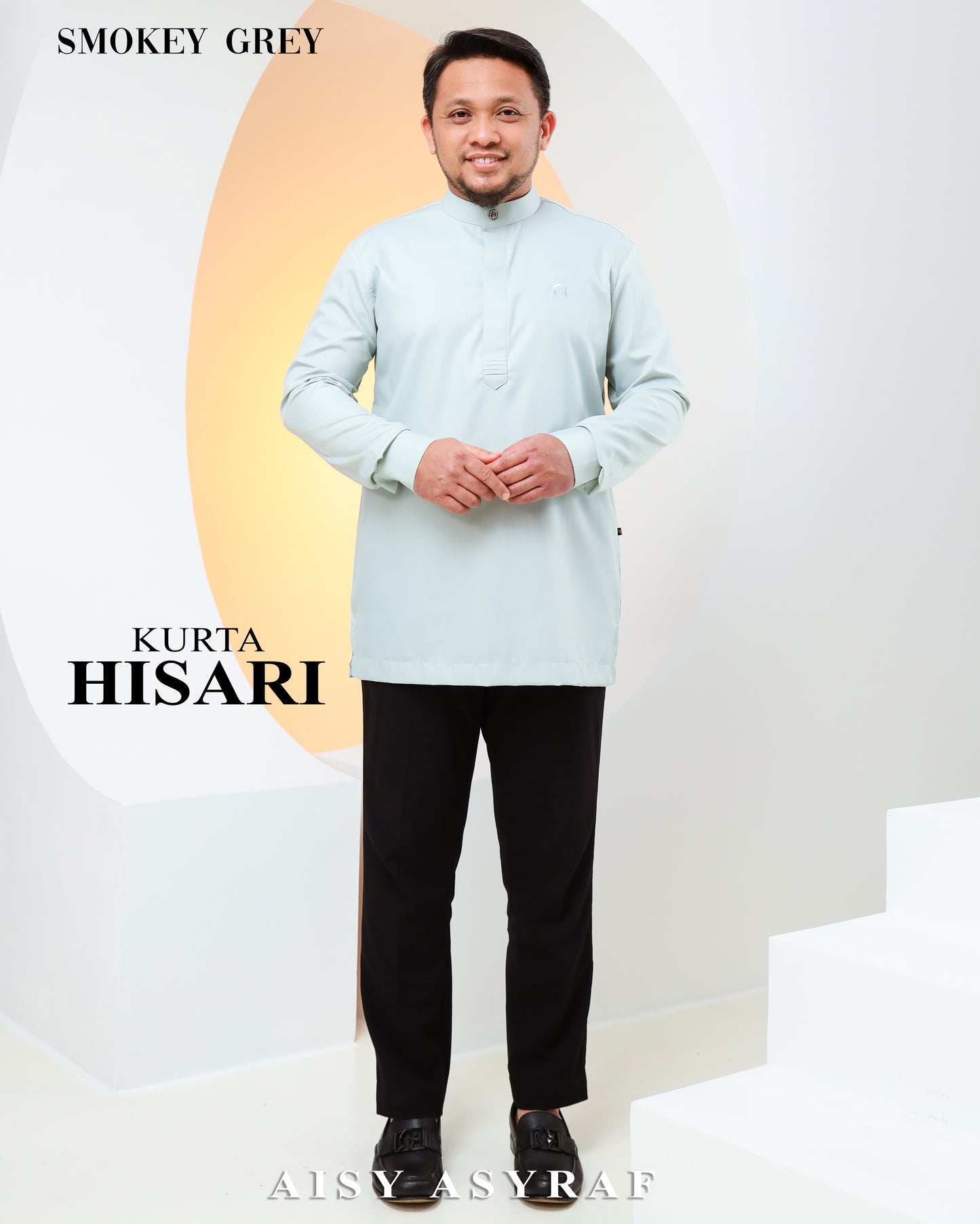 Kurta Hisari - Smokey Grey