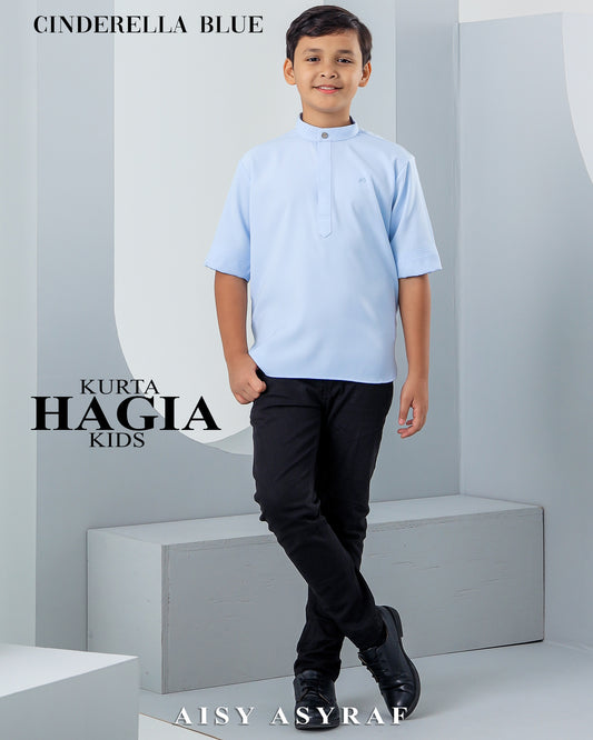 Kurta Hagia Kids - Cinderella Blue