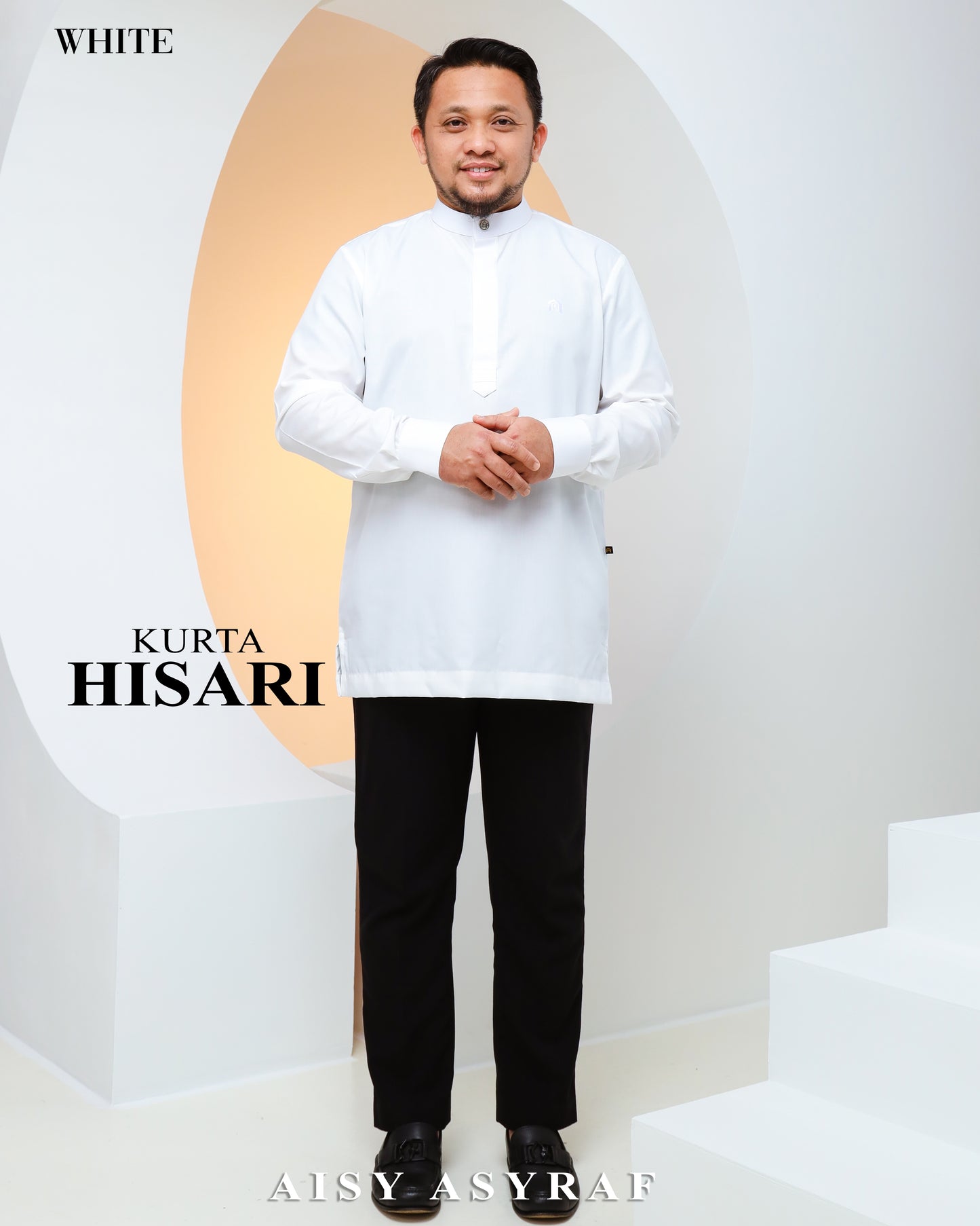 Kurta Hisari - White