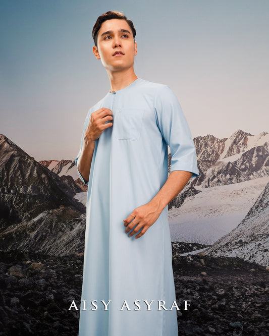 Jubah Luvia - Cinderella blue