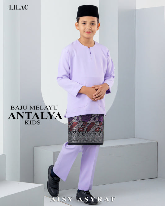 Baju Melayu Antalya kids LiLac