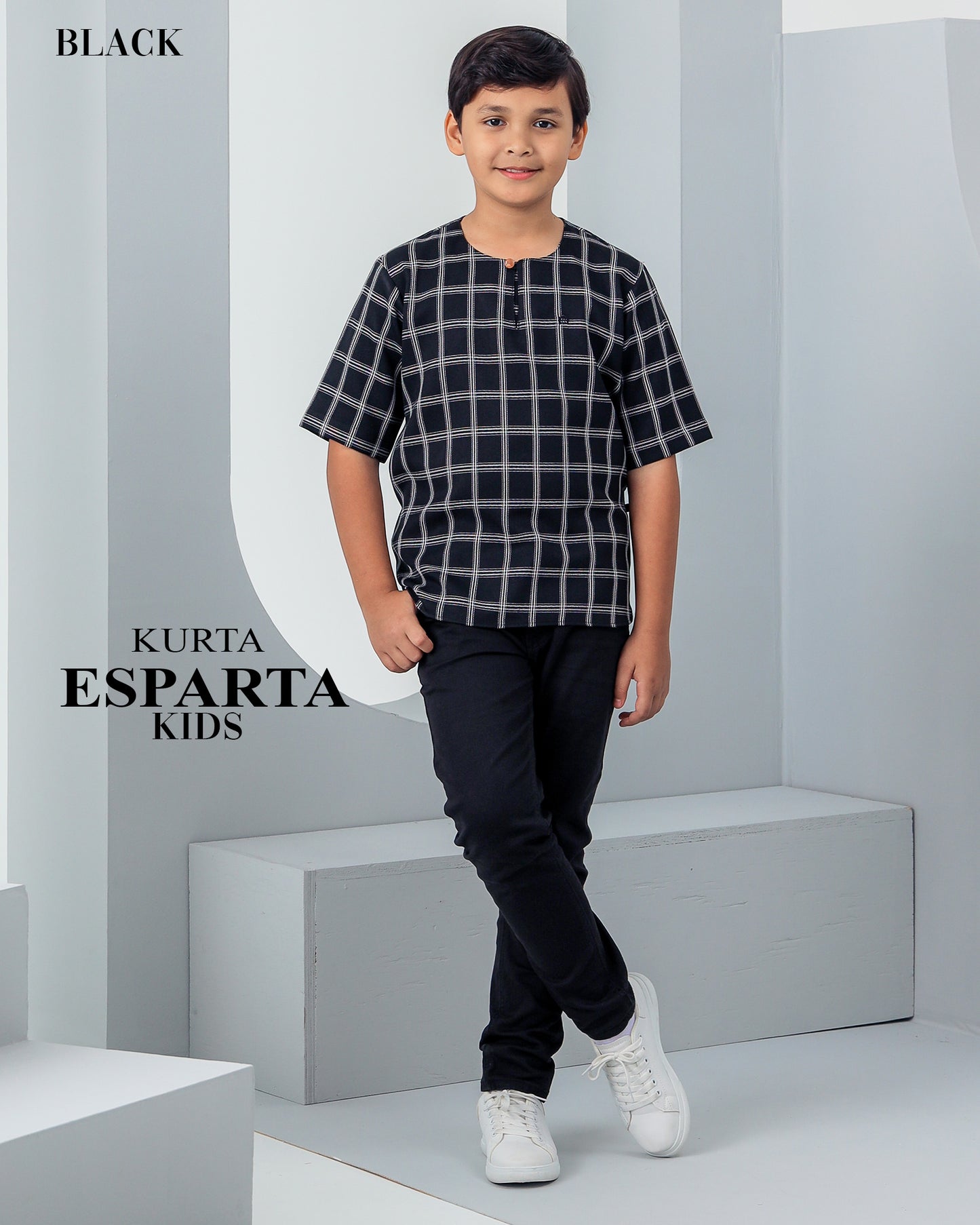 Kurta Esparta Kids - Black