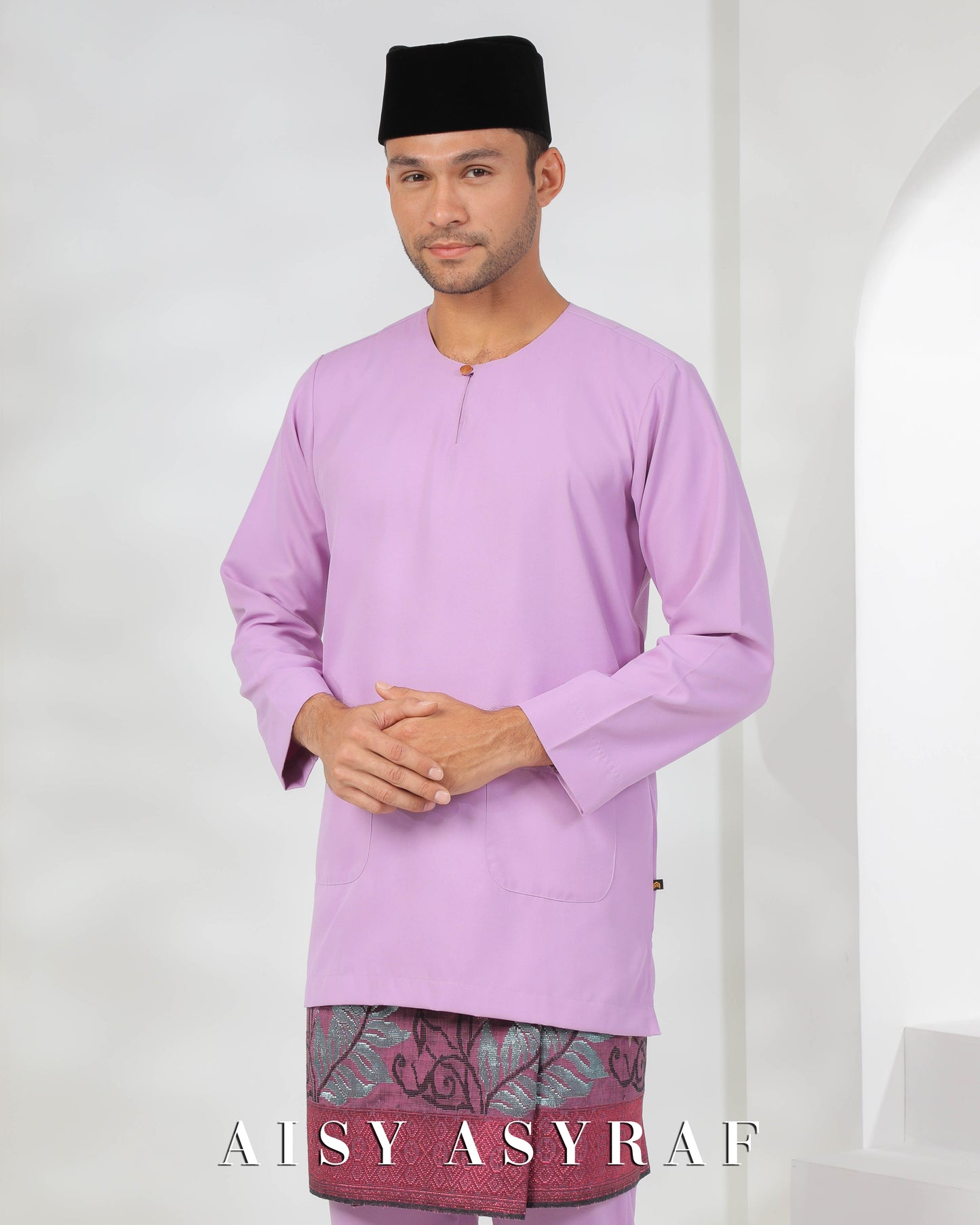 Baju Melayu Fayyad - Purple yam