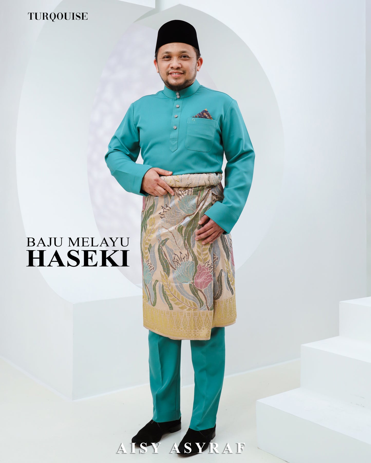 Baju Melayu Haseki - Turqouise