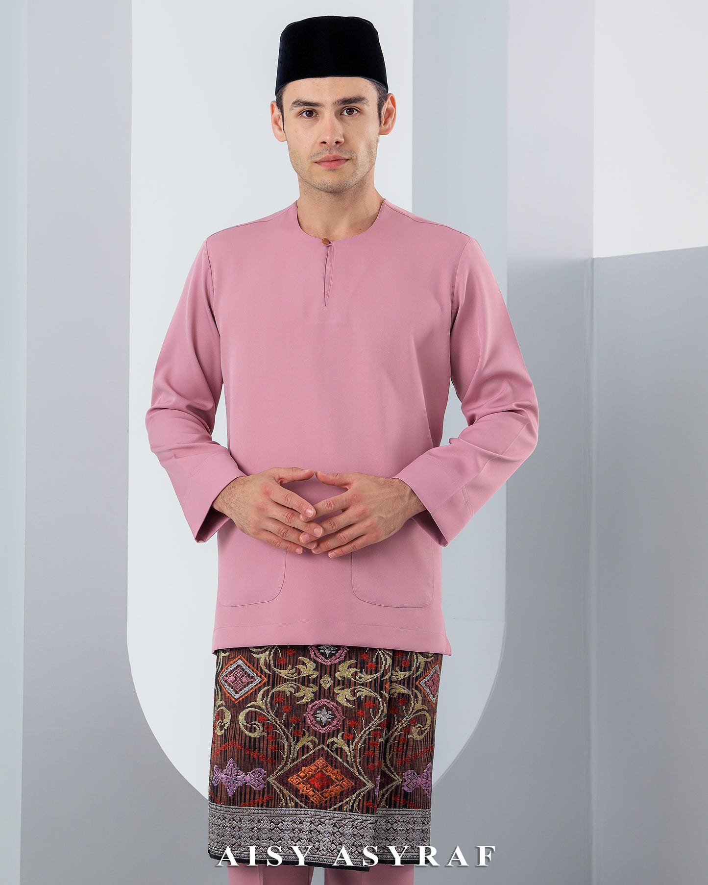 Baju Melayu Antalya - Rose pink