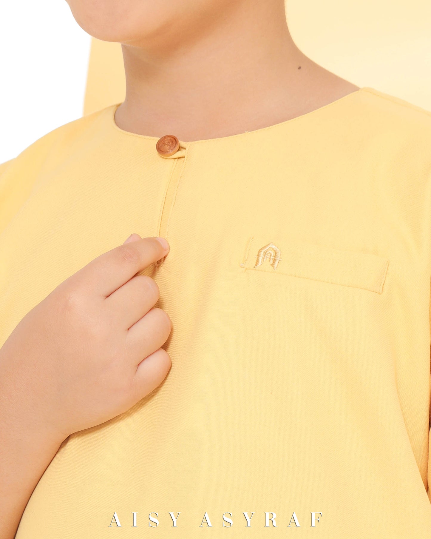 Kurta Zayne Kids - Yellow