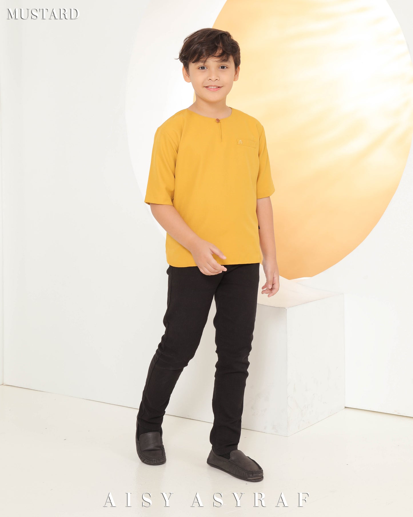 Kurta Zayne Kids - Mustard