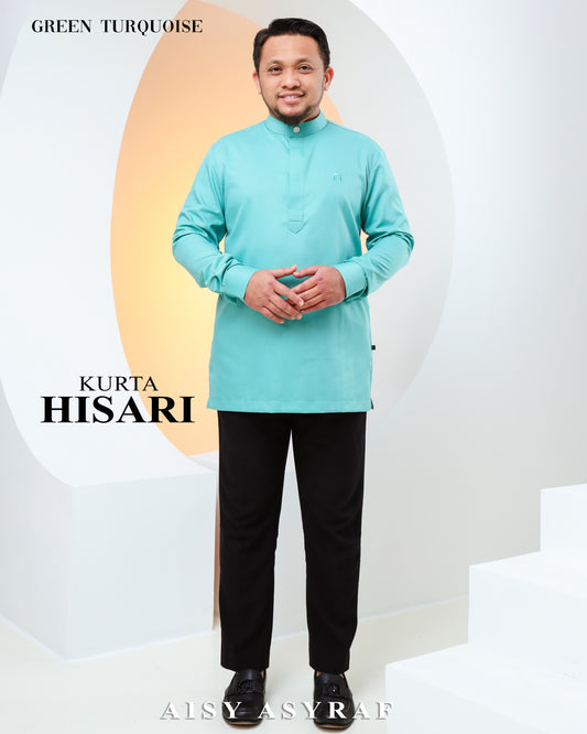 Kurta Hisari - Green Turqouise