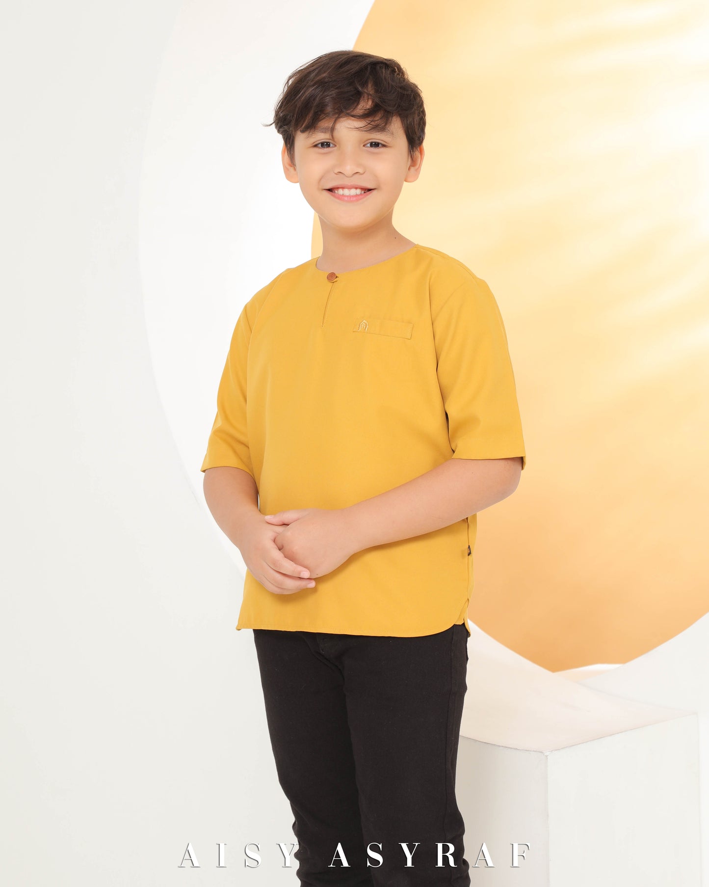 Kurta Zayne Kids - Mustard