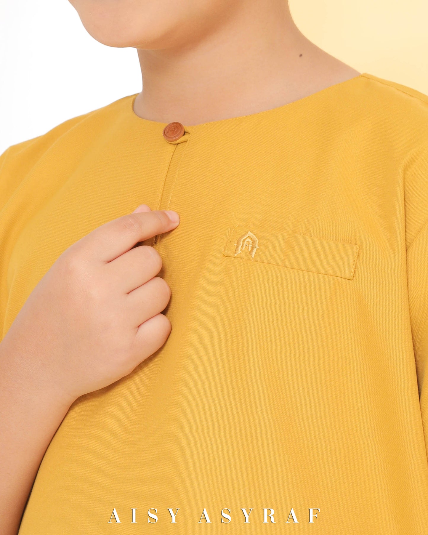 Kurta Zayne Kids - Mustard