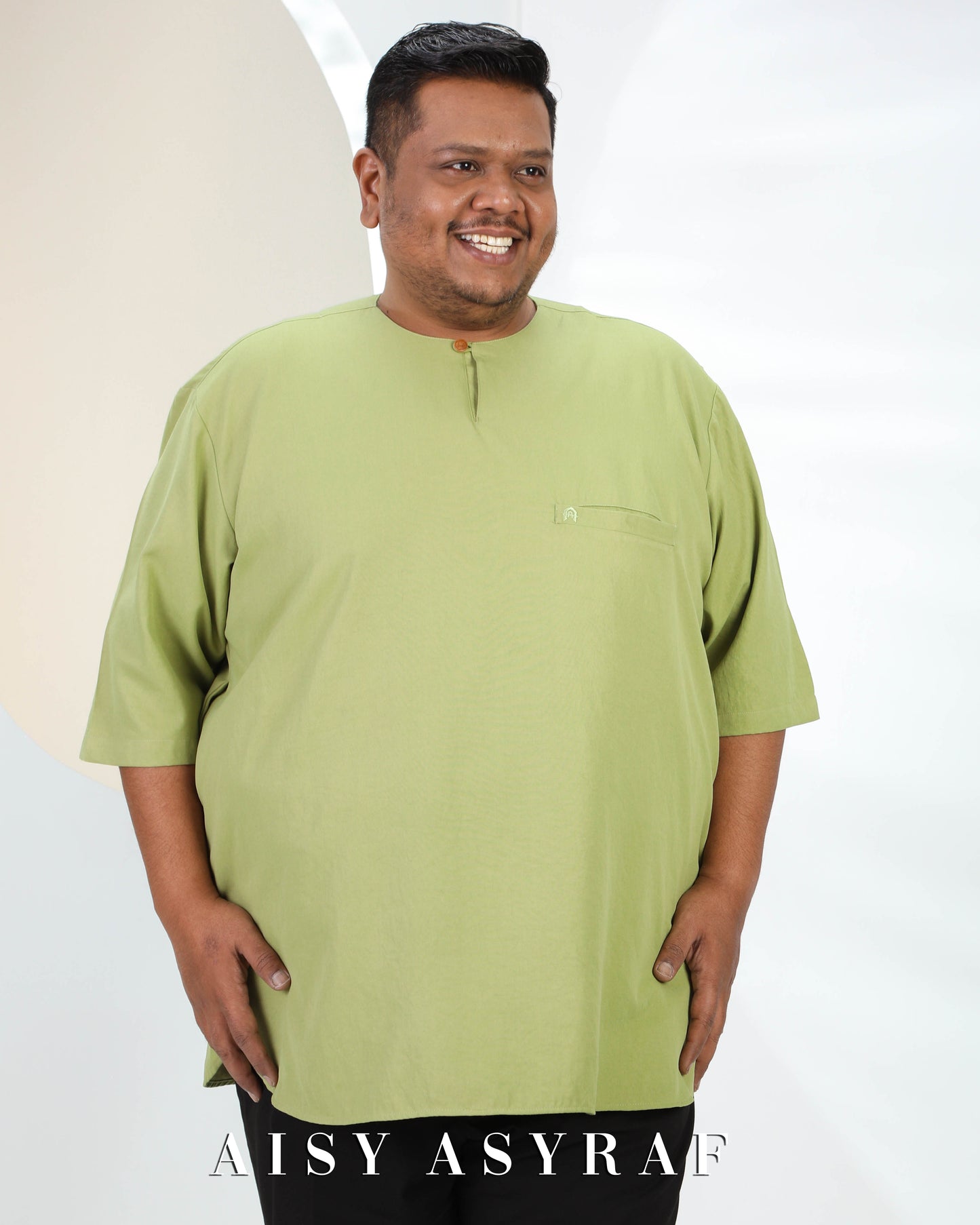 Kurta Saufa Plussize - Green Tea