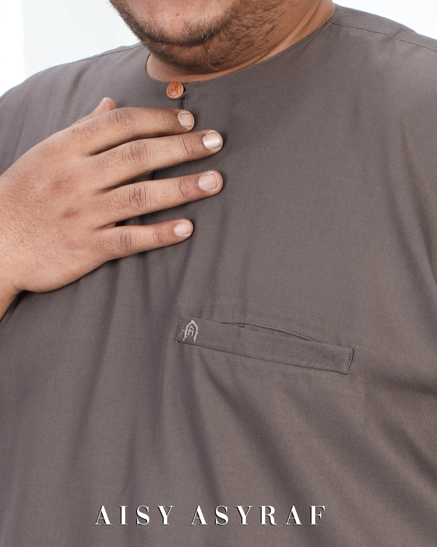 Kurta Saufa Plussize - Dark Grey