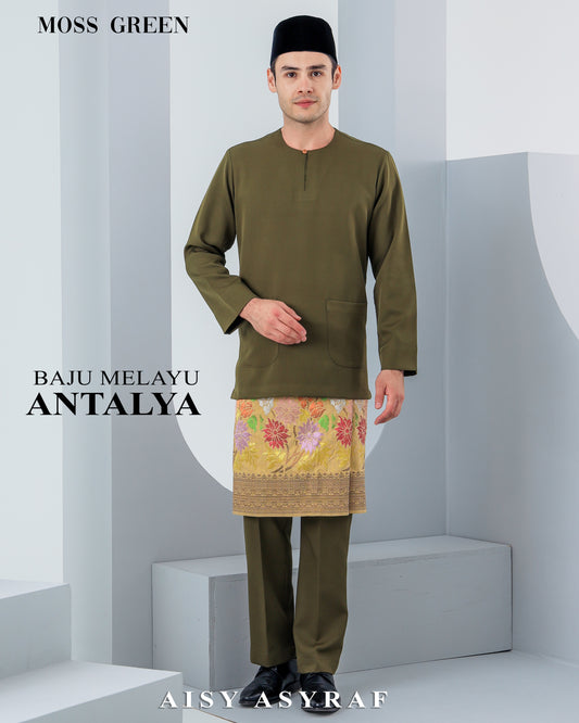 Baju Melayu Antalya - Moss green