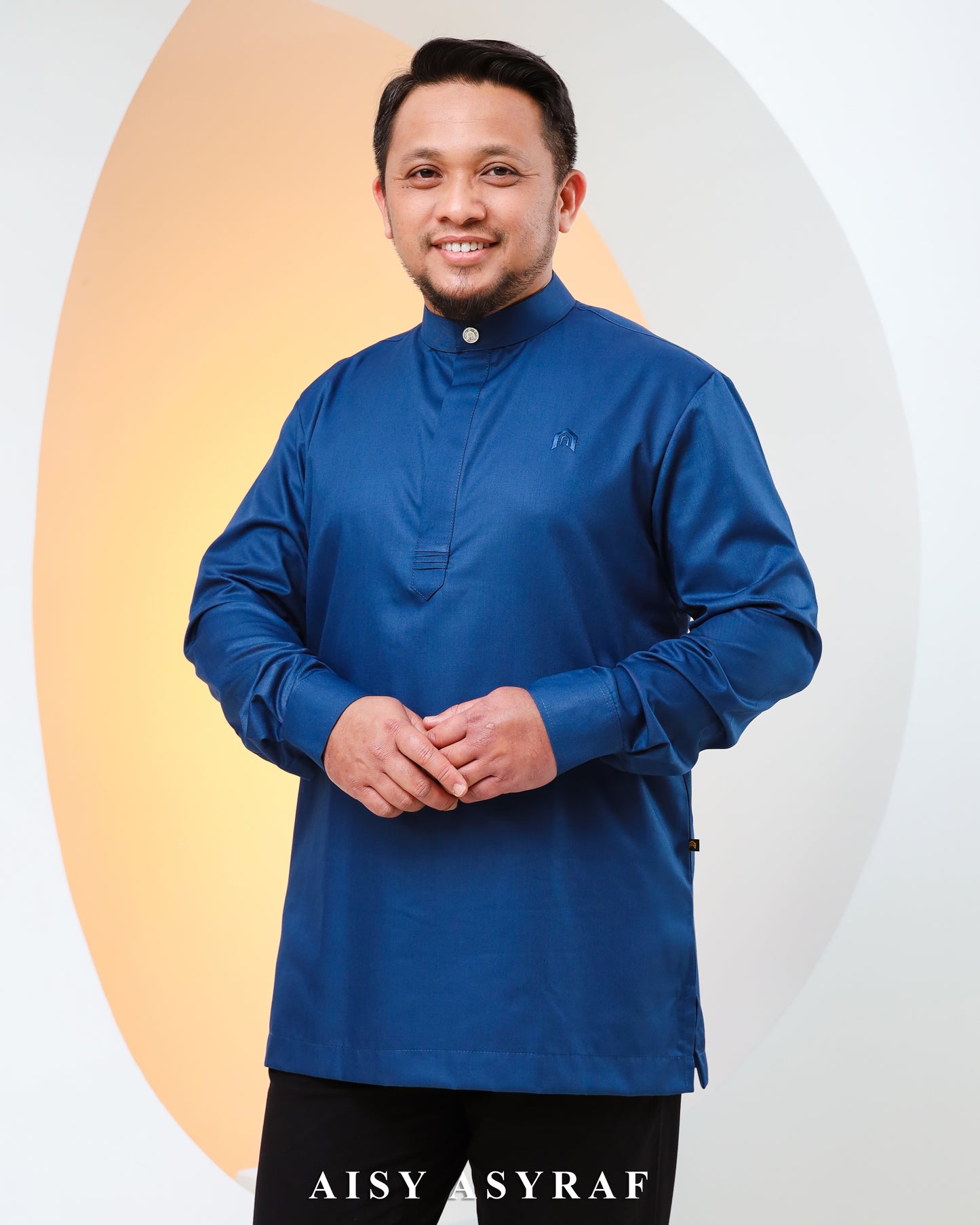 Kurta Hisari - Navy Blue