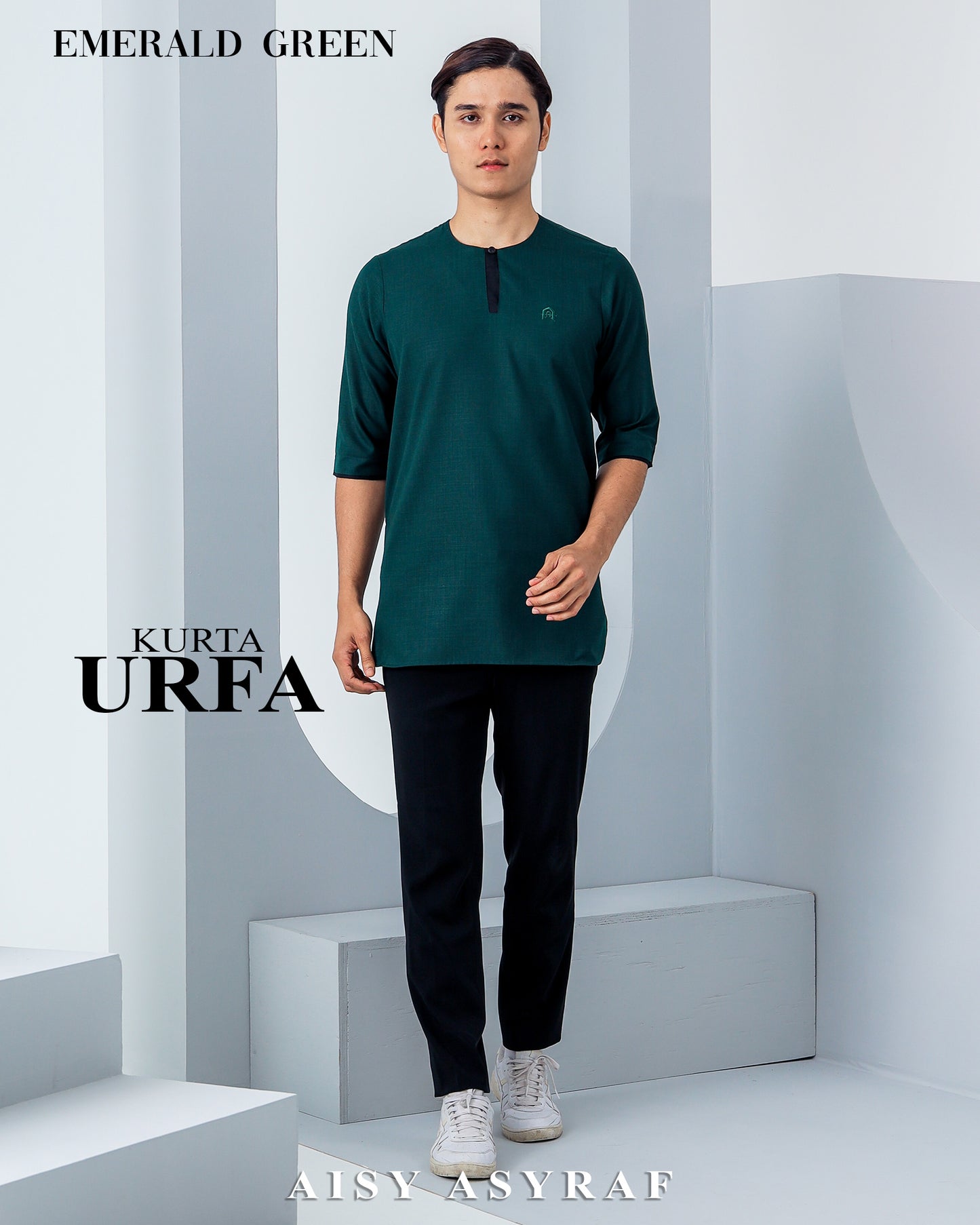 Kurta Urfa - Emerald Green