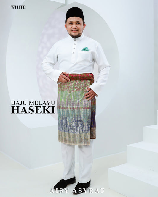 Baju Melayu Haseki - White