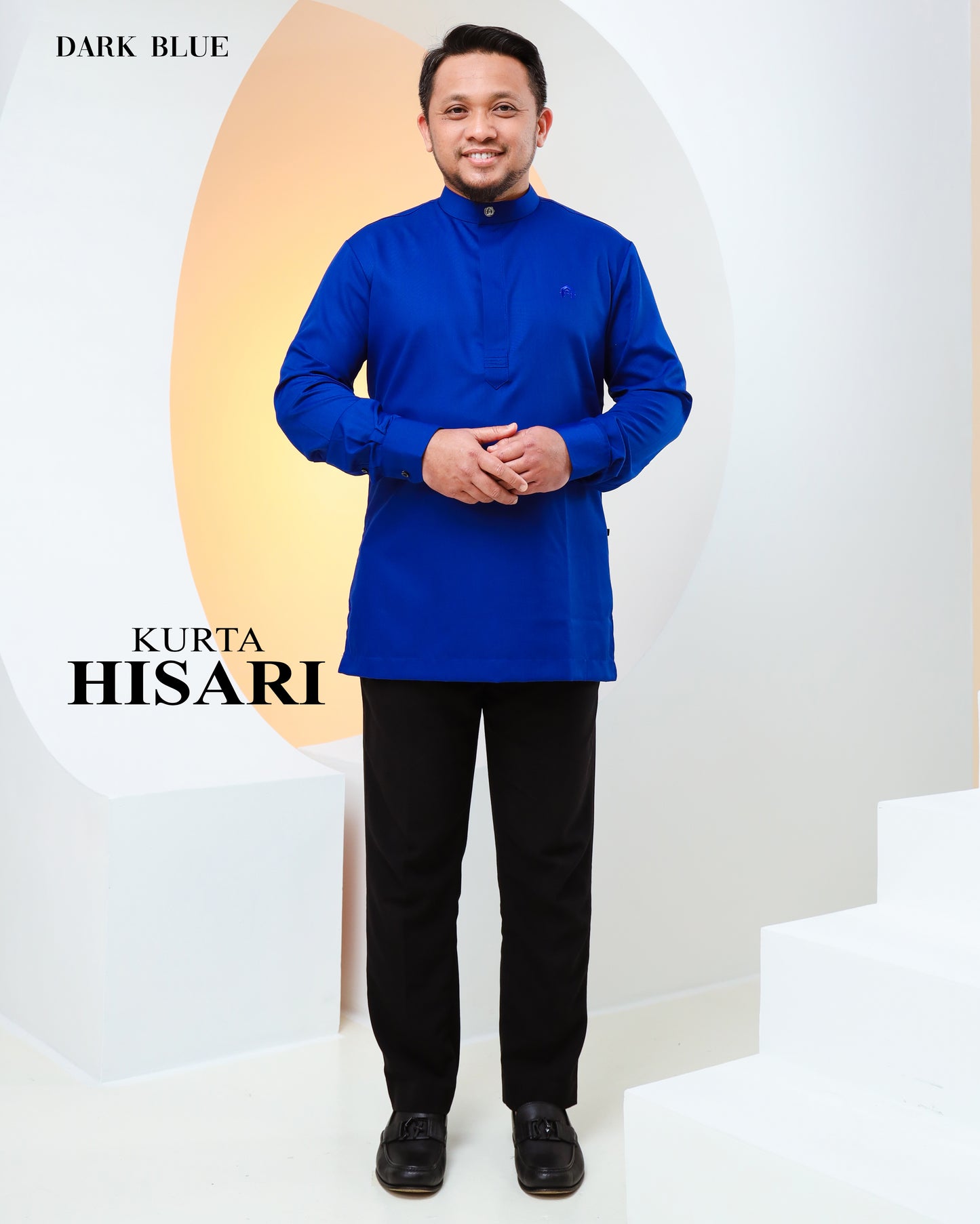 Kurta Hisari - Dark blue