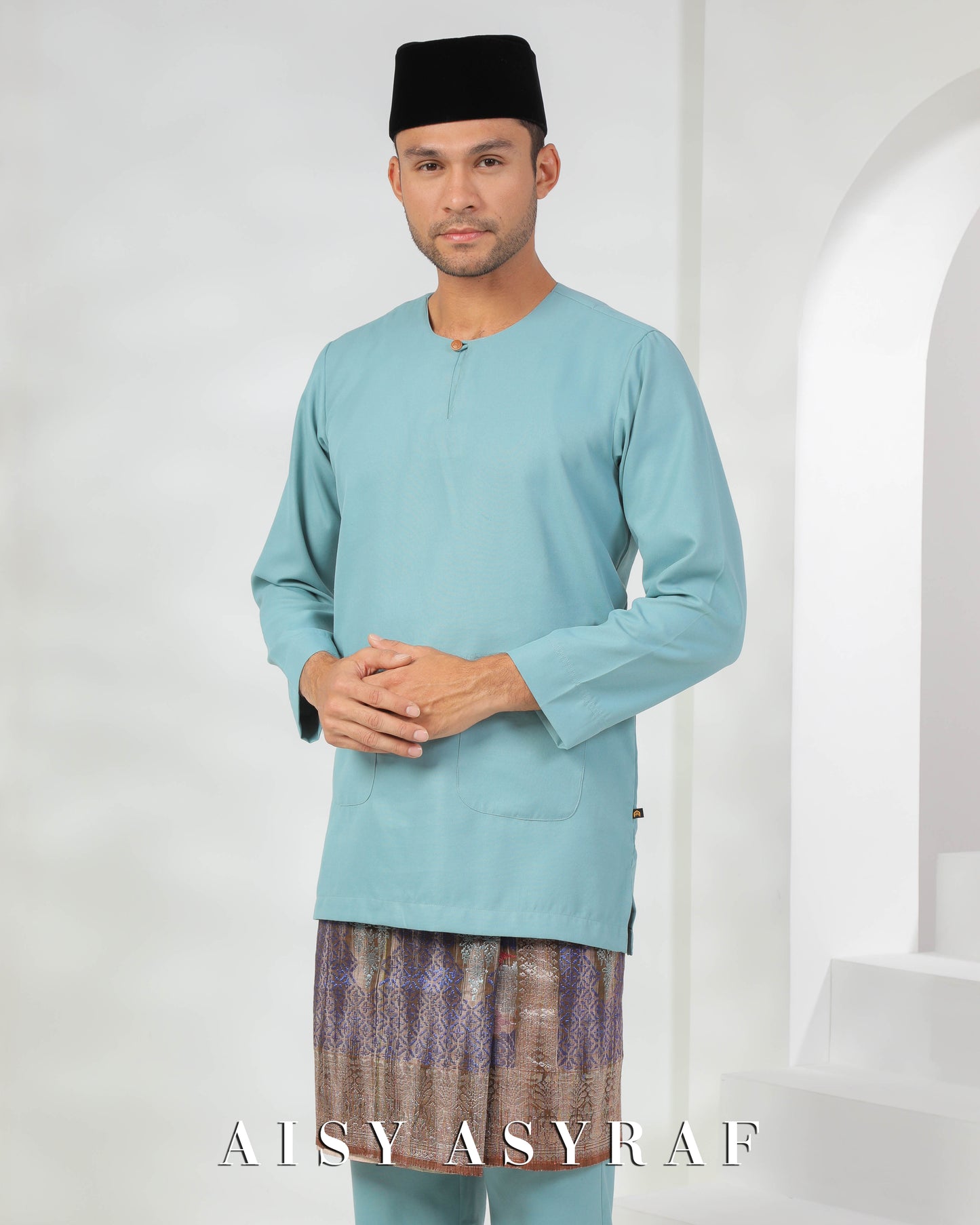 Baju Melayu Fayyad - Dark Turquoise