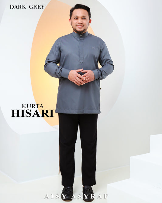 Kurta Hisari - Dark Grey