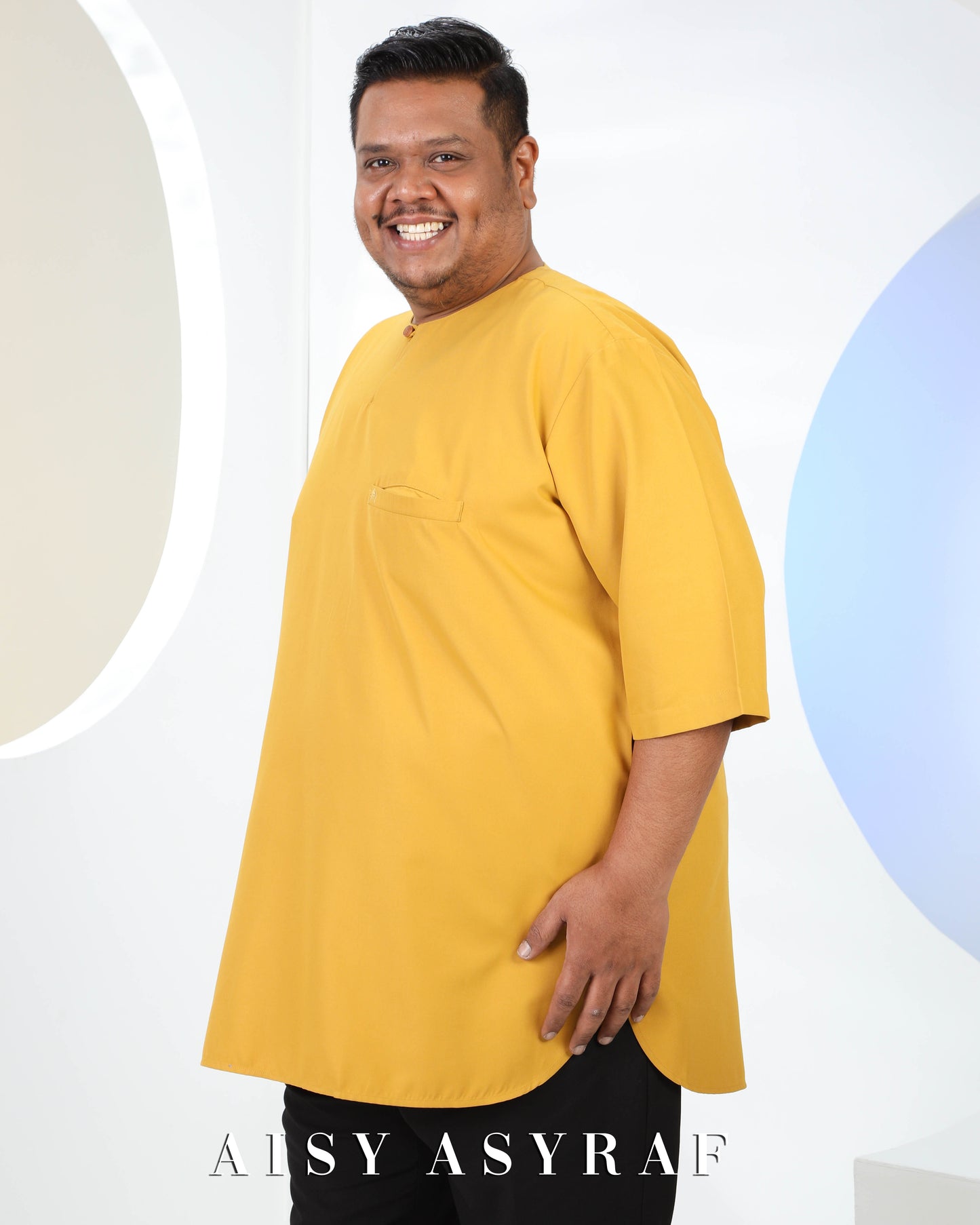 Kurta Saufa Plussize - Honey Mustard