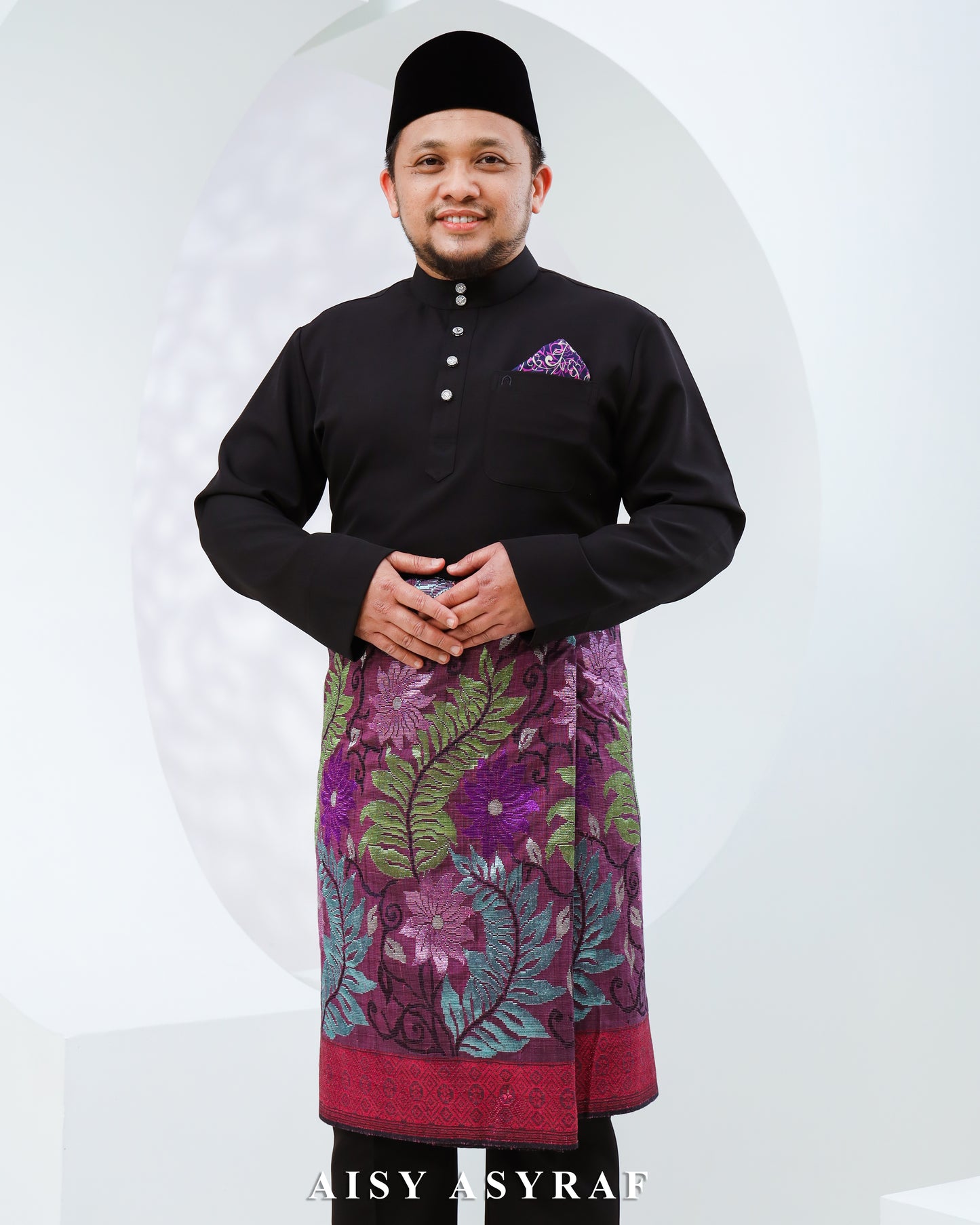 Baju Melayu Haseki - Black