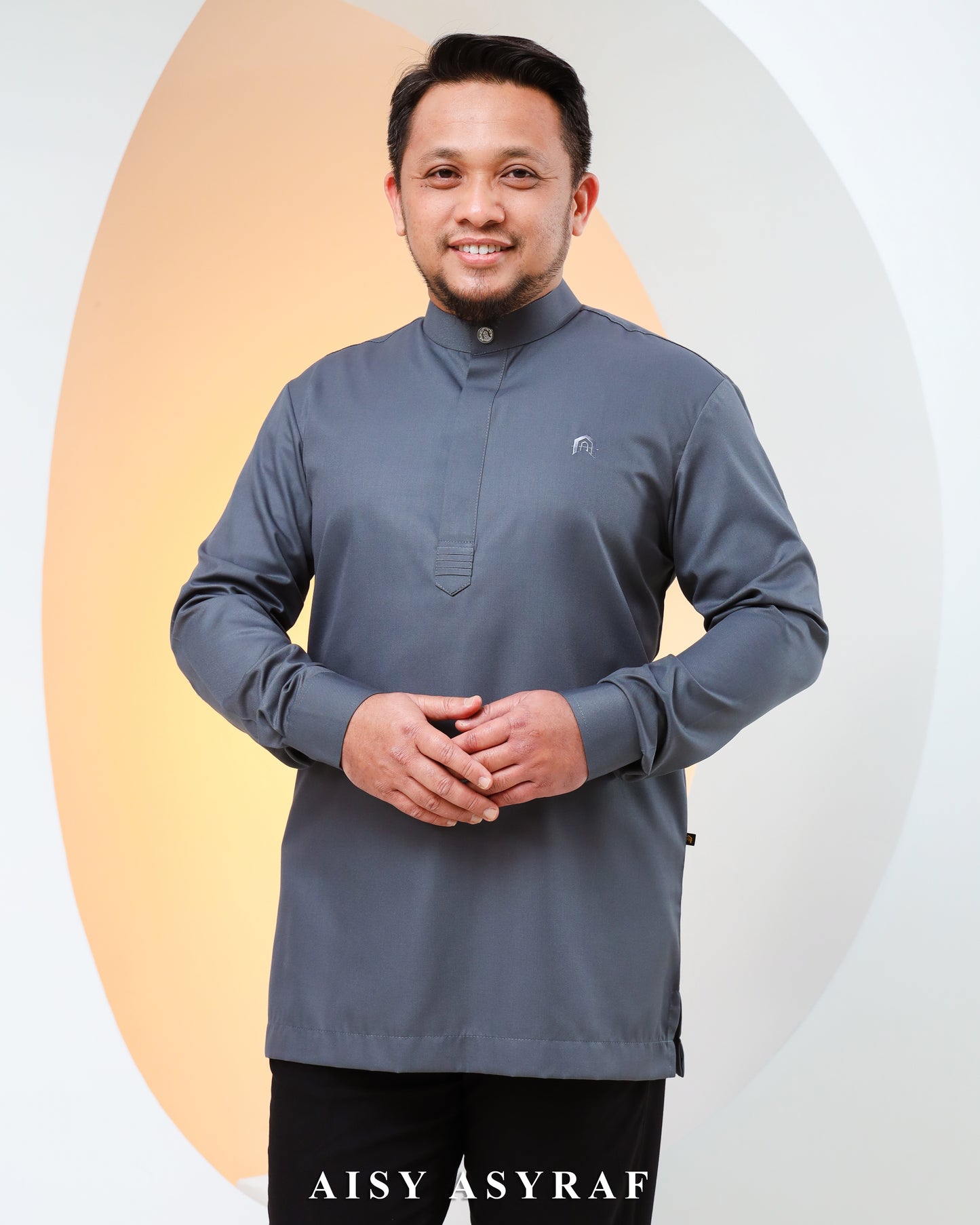 Kurta Hisari - Dark Grey