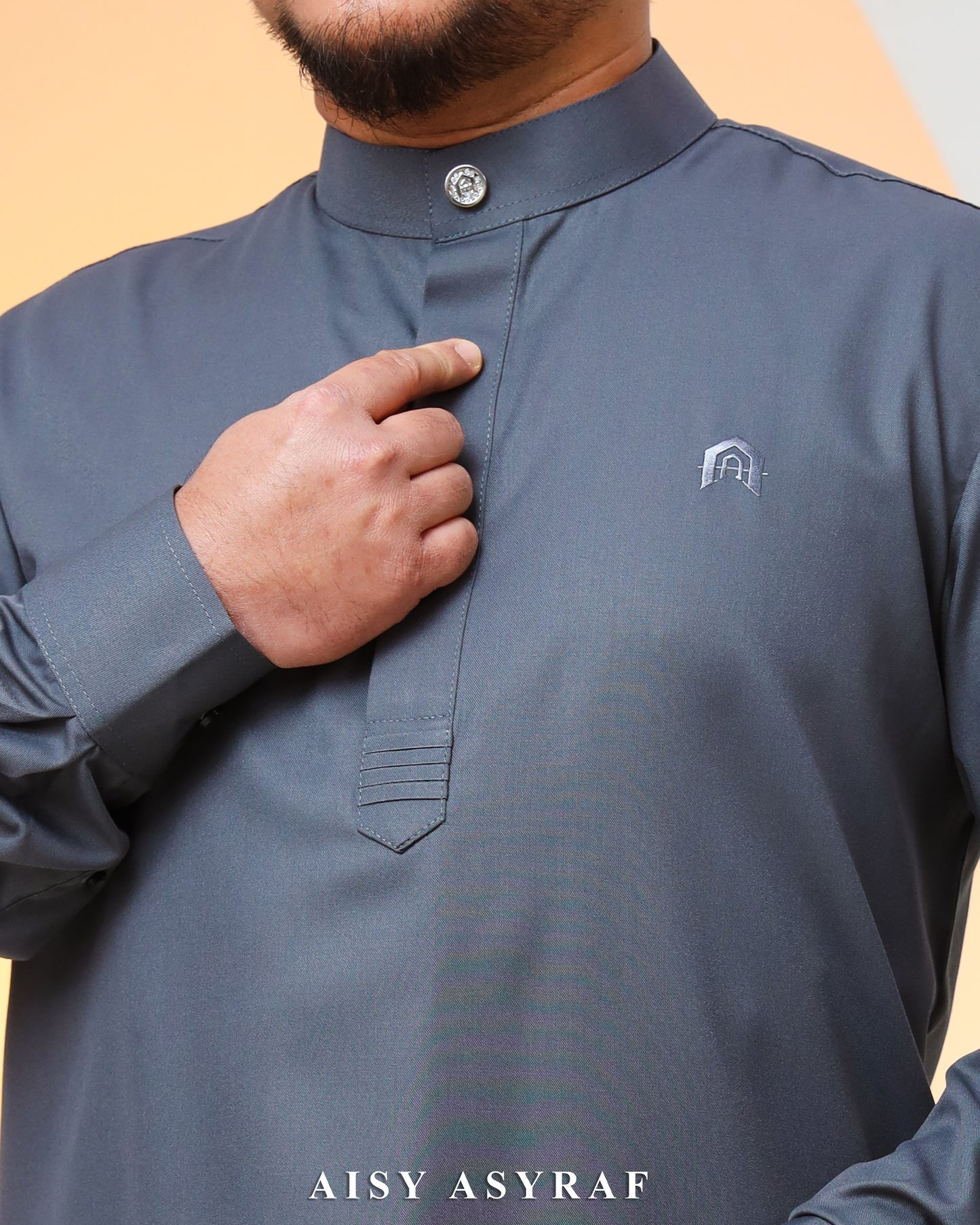 Kurta Hisari - Dark Grey