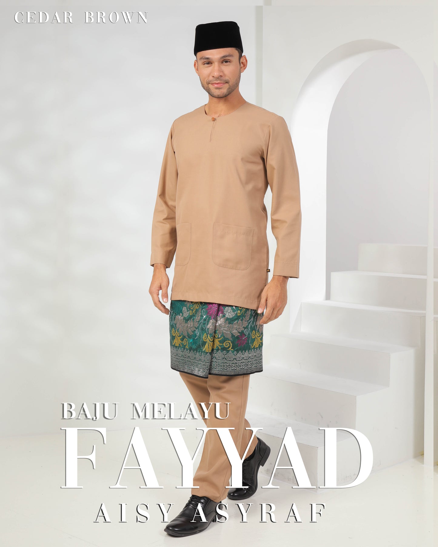 Baju Melayu Fayyad - Cedar Brown