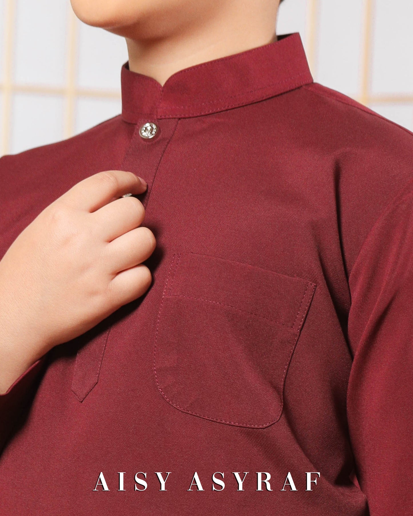 Baju Melayu Zaidan Kids - Rose wood