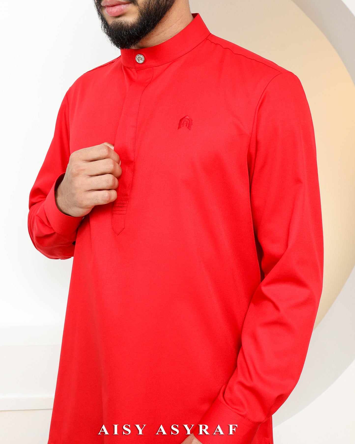 Kurta Hisari - Red