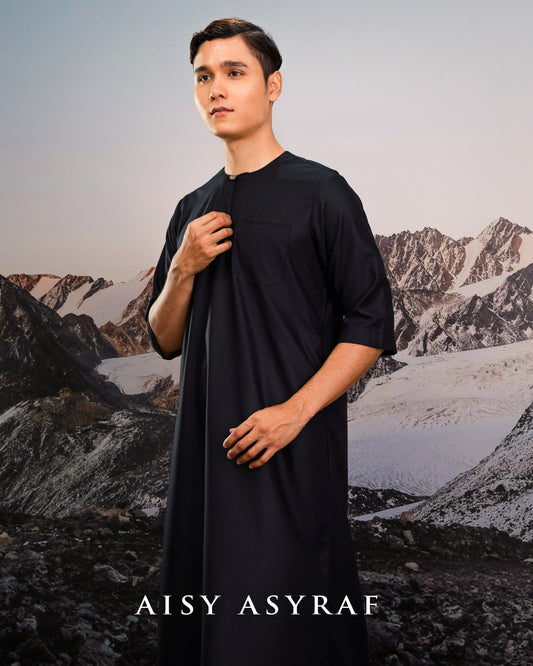 Jubah Luvia - Black