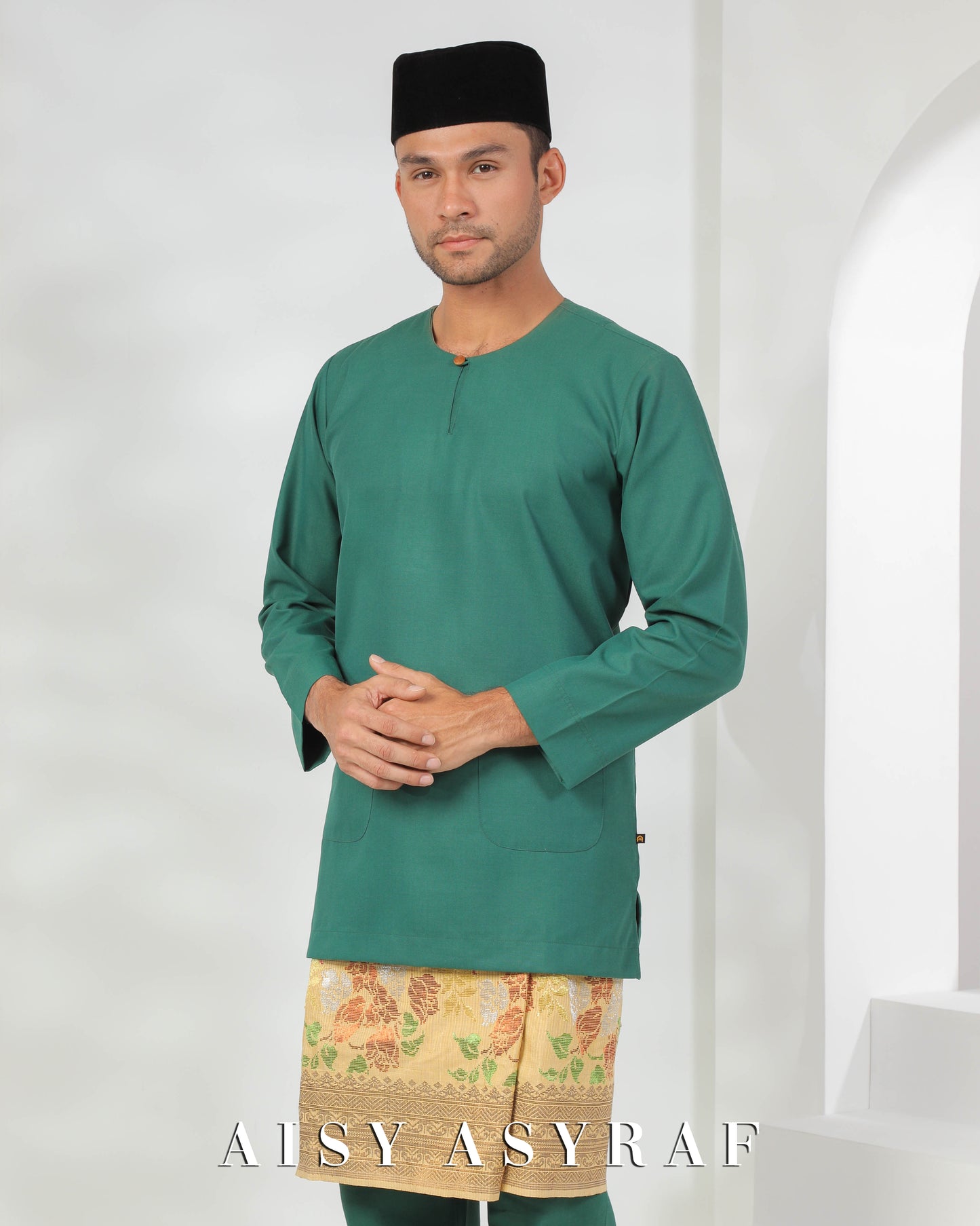 Baju Melayu Fayyad - Emerald Green