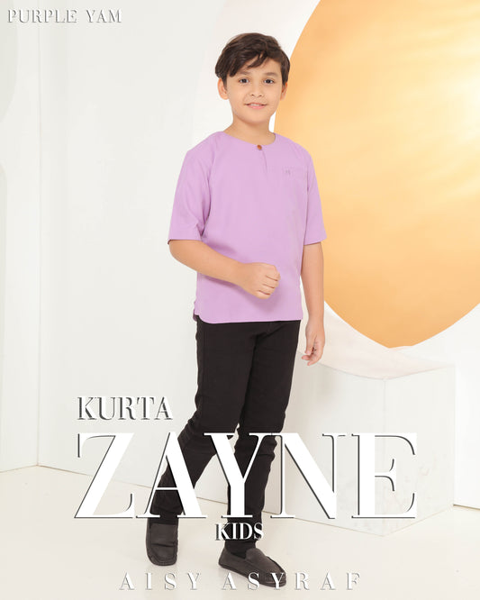 Kurta Zayne Kids - Purple Yam