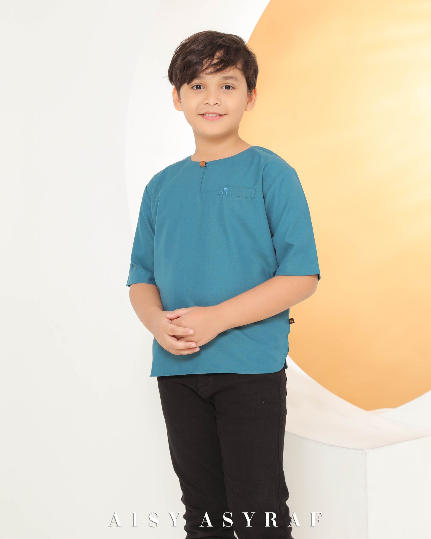 Kurta Zayne Kids - Blue Turqouise