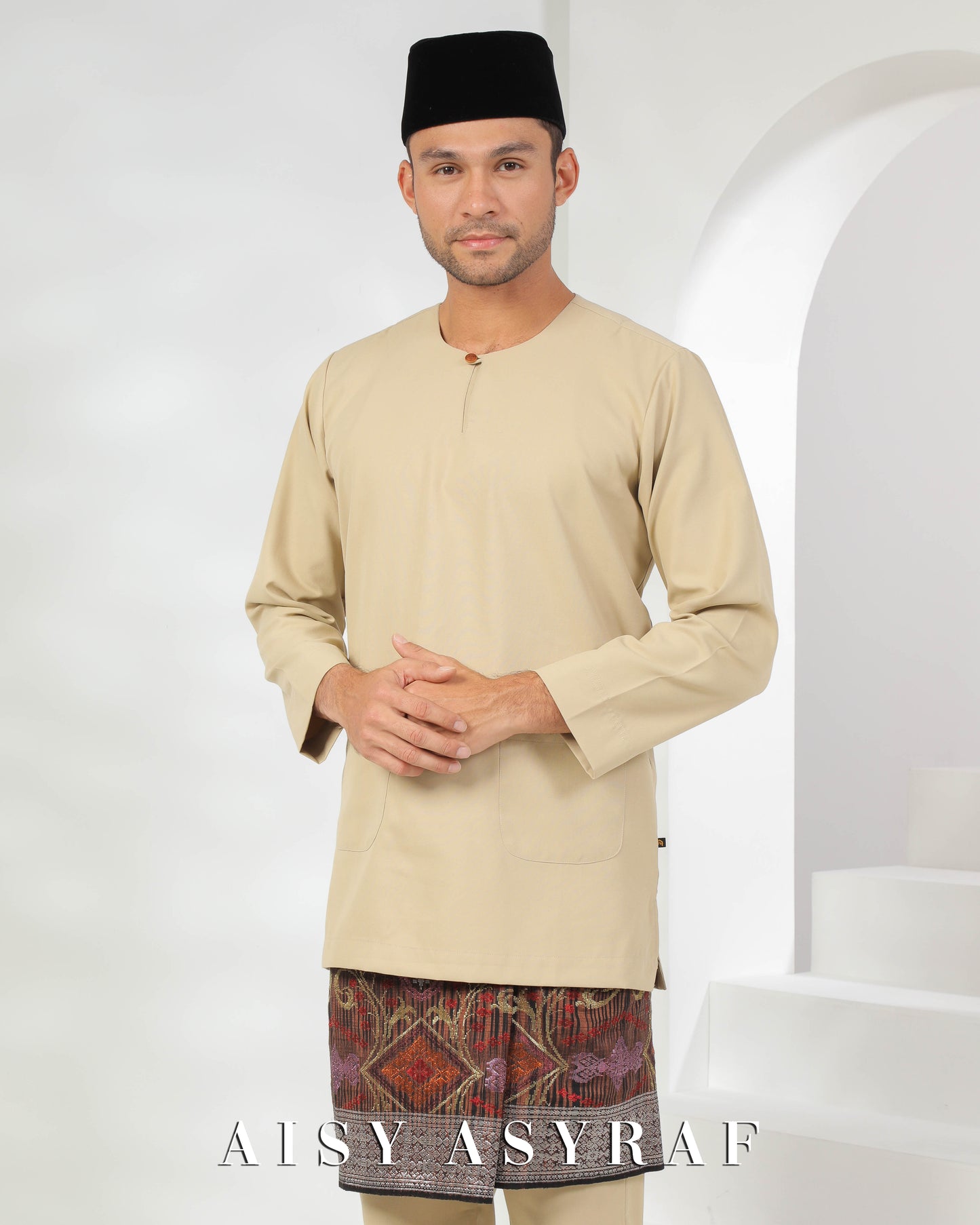 Baju Melayu Fayyad -  Beige