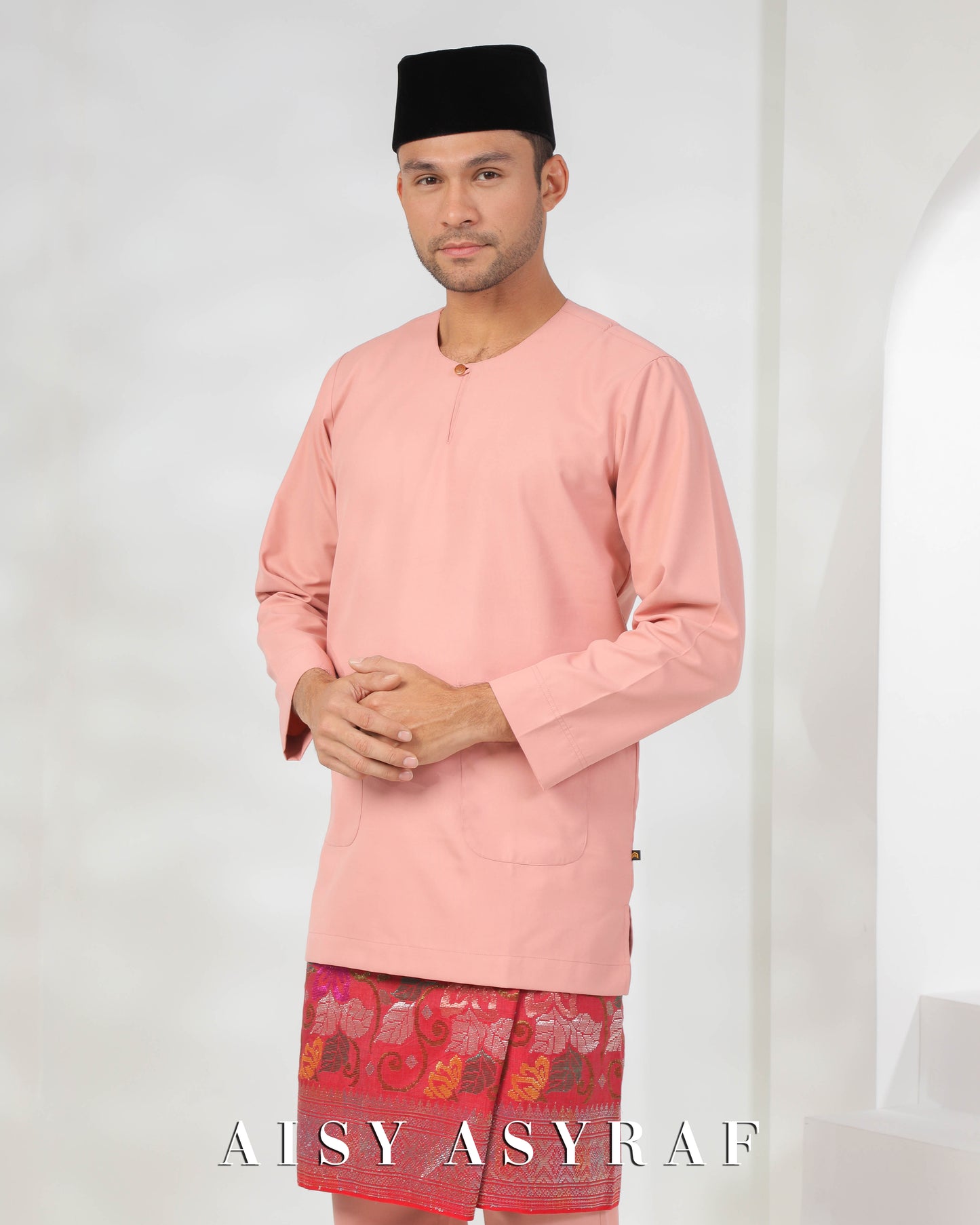 Baju Melayu Fayyad - Rose Pink