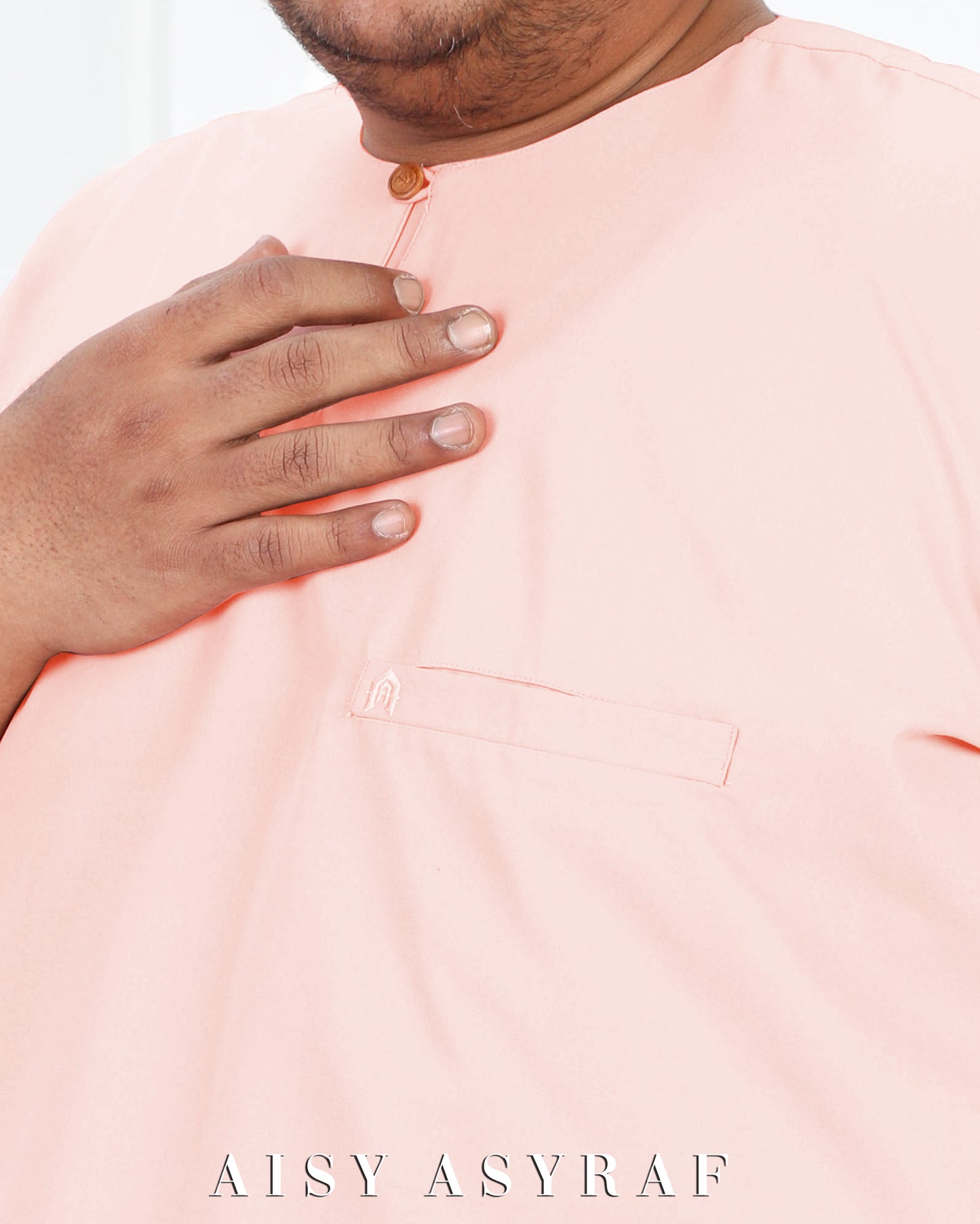 Kurta Saufa Plussize - Peach