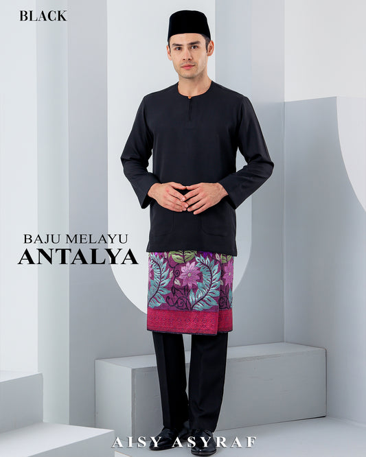 Baju Melayu Antalya Black