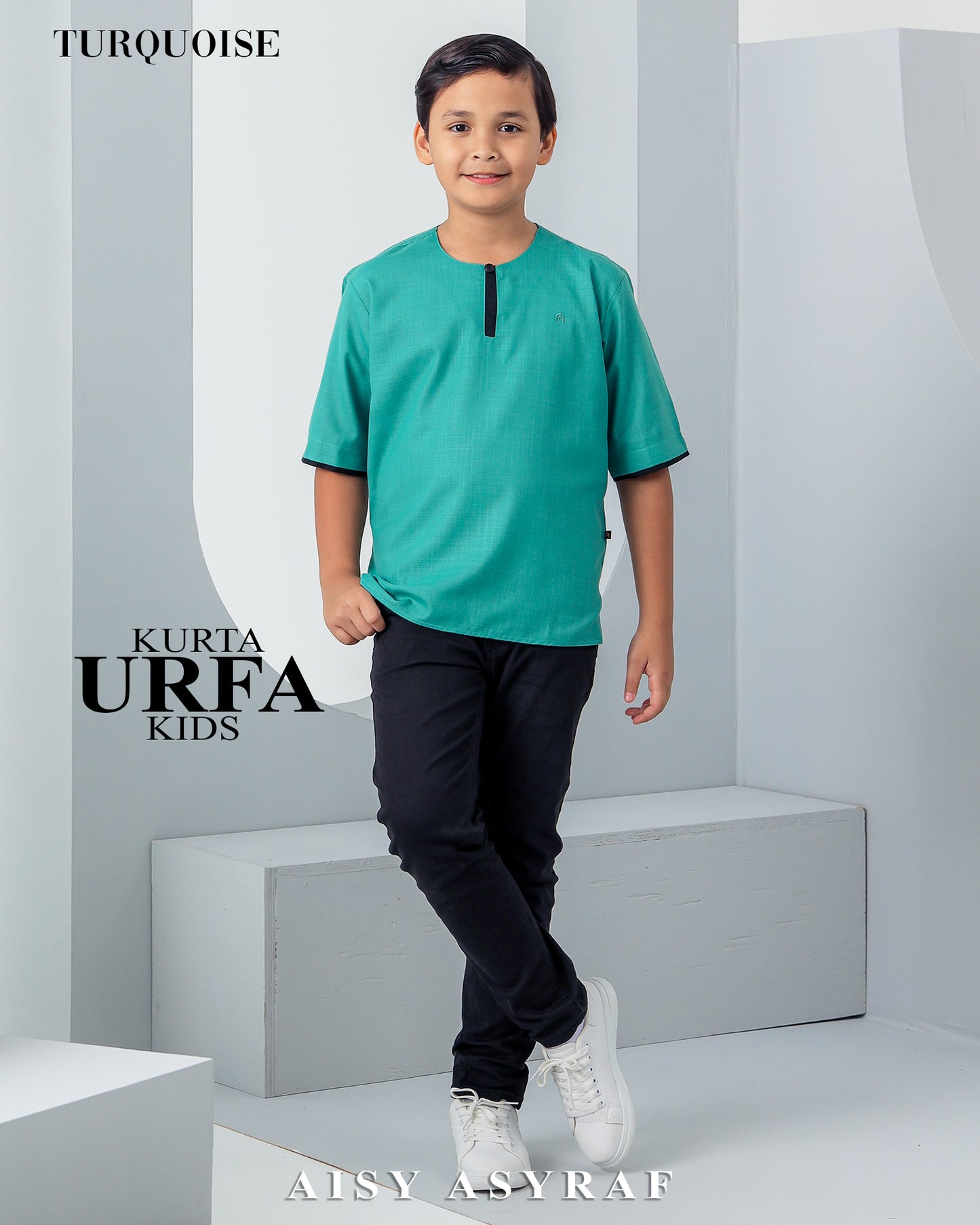 Kurta Urfa Kids - Turquoise